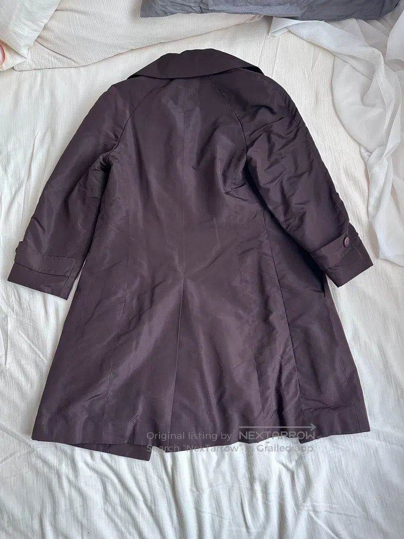 Hermes Hermes Lady Mid-length Trench Coat, 100% Silk Fabric, Line Size S / US 4 / IT 40 - 2 Thumbnail