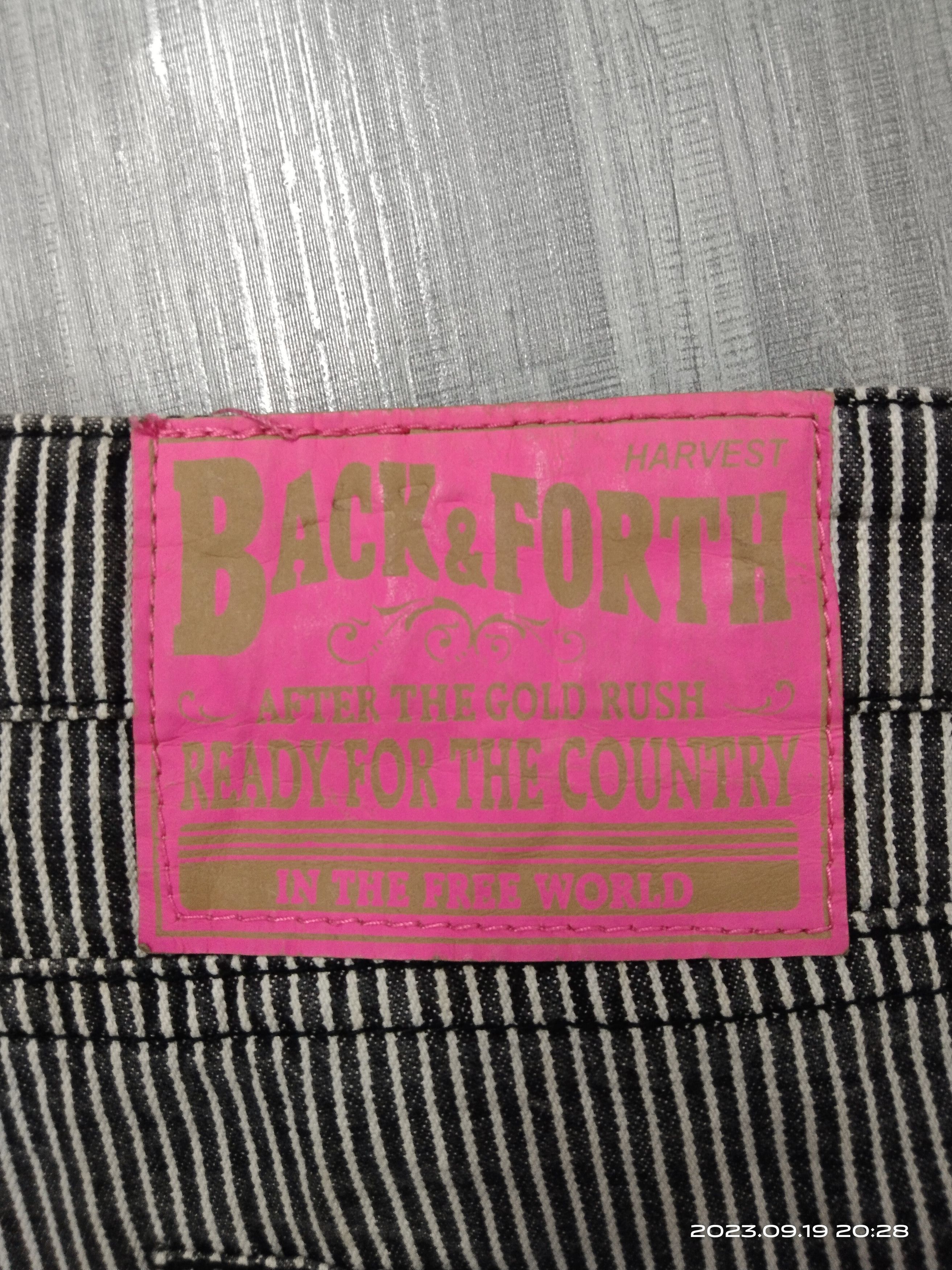 Japanese Brand SICK RIPED HICKORY STRIPE SKULL PACTHWORK Size US 31 - 9 Thumbnail