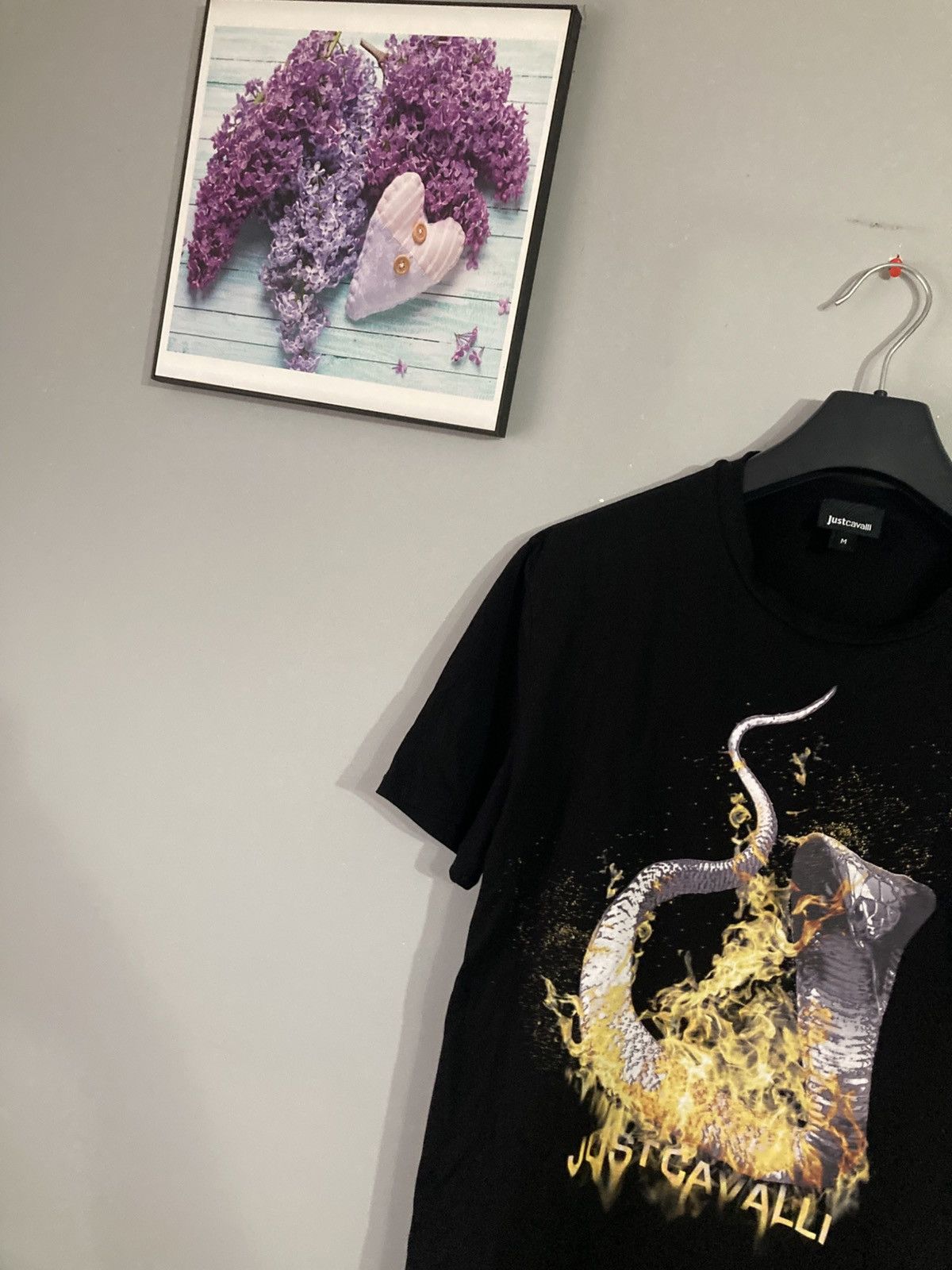 Just Cavalli × Roberto Cavalli Roberto Just cavalli flame tee tshirt M y2k drip old money Size US M / EU 48-50 / 2 - 4 Thumbnail