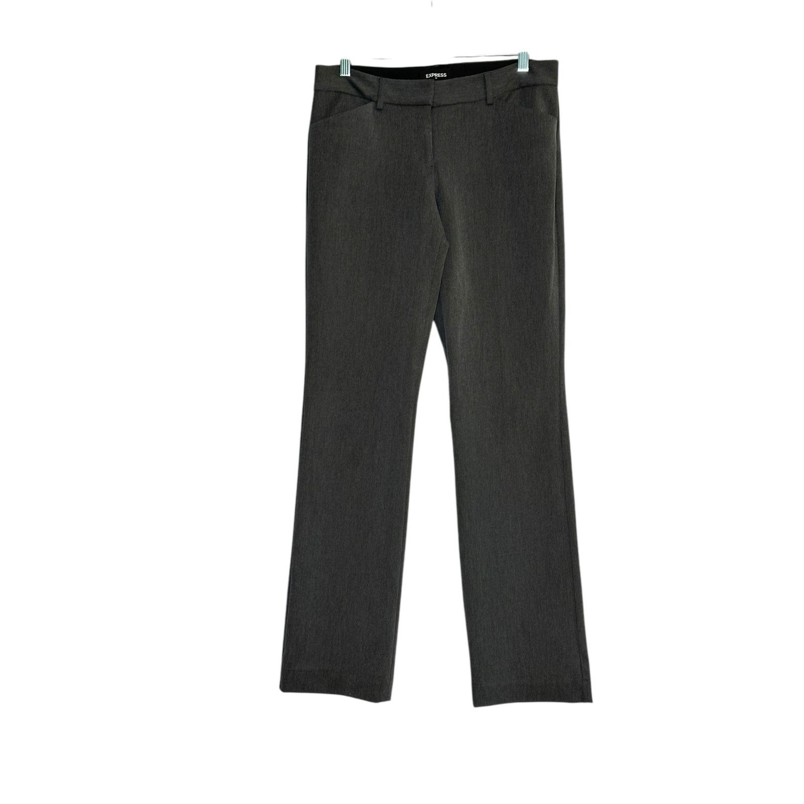 Express Express gray low rise barely boot pants size 6 Size 28" / US 6 / IT 42 - 1 Thumbnail