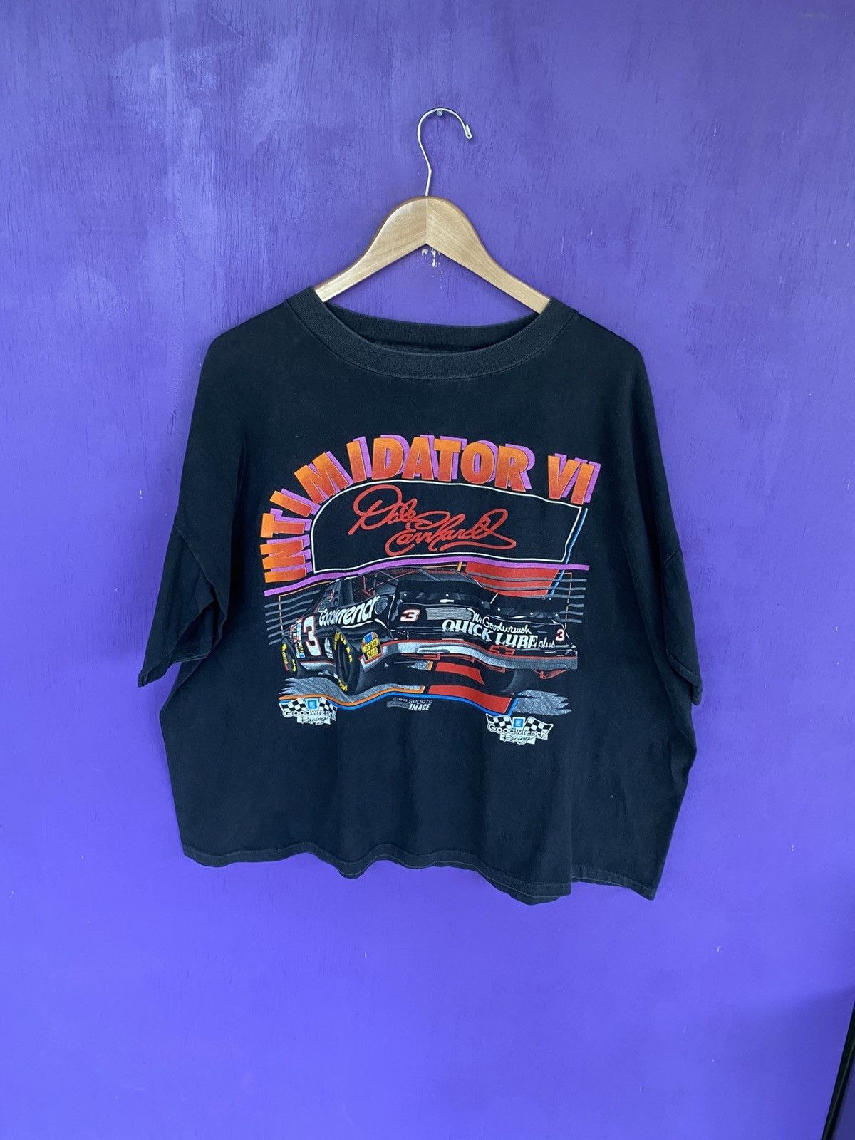 NASCAR Vintage 1993 NASCAR Dale Earnhardt intimidator t-shirt Size US XL / EU 56 / 4 - 1 Thumbnail