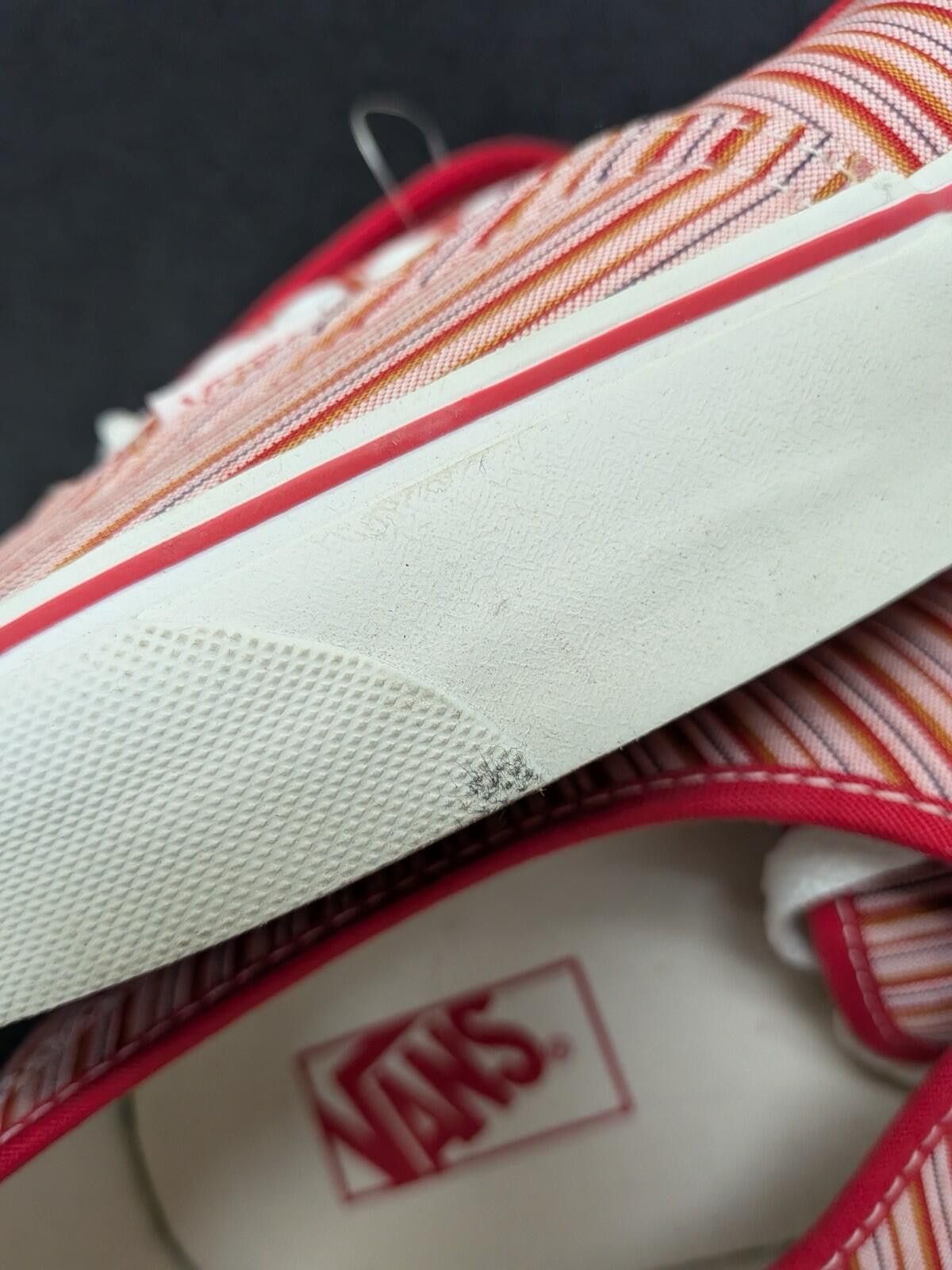 Vans Vans Authentic STRIPED CAPRI COL#2404 Red VN-0EE3X1G US10.5 Size US 10.5 / EU 43-44 - 3 Thumbnail