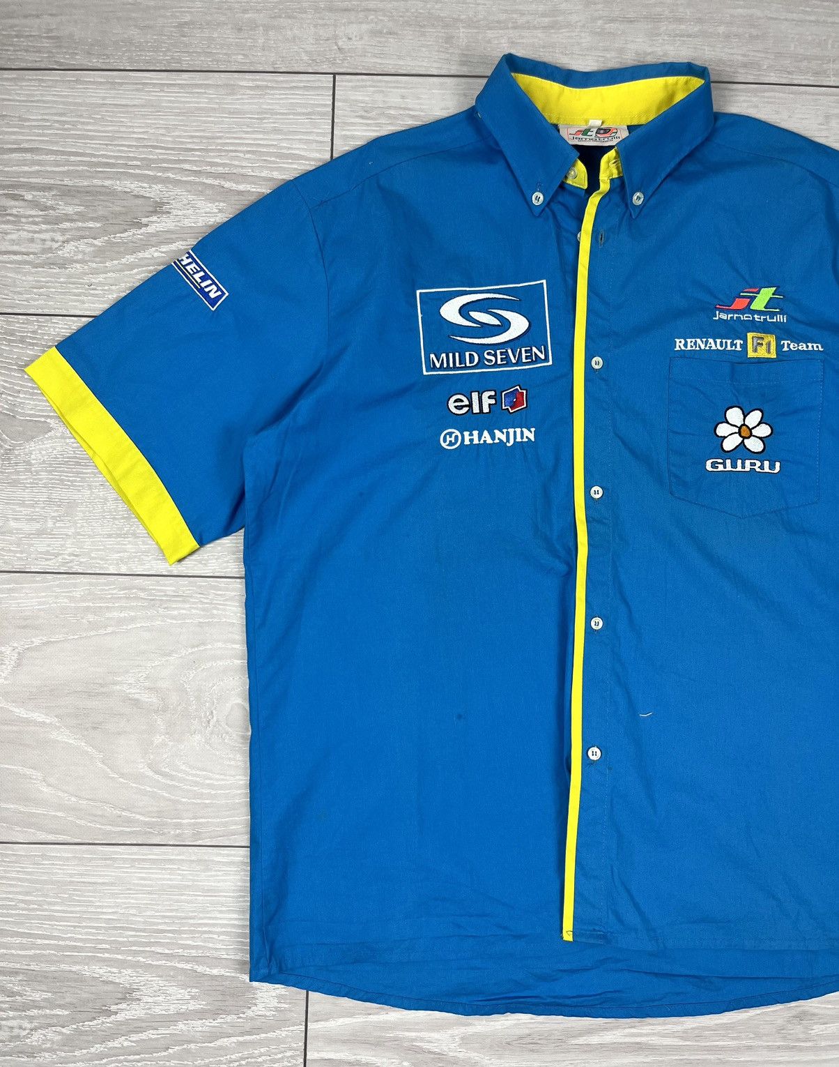 Formula 1 Renault Formula 1 Vintage Jarno Trulli Racing Team Shirt Size US L / EU 52-54 / 3 - 4 Thumbnail