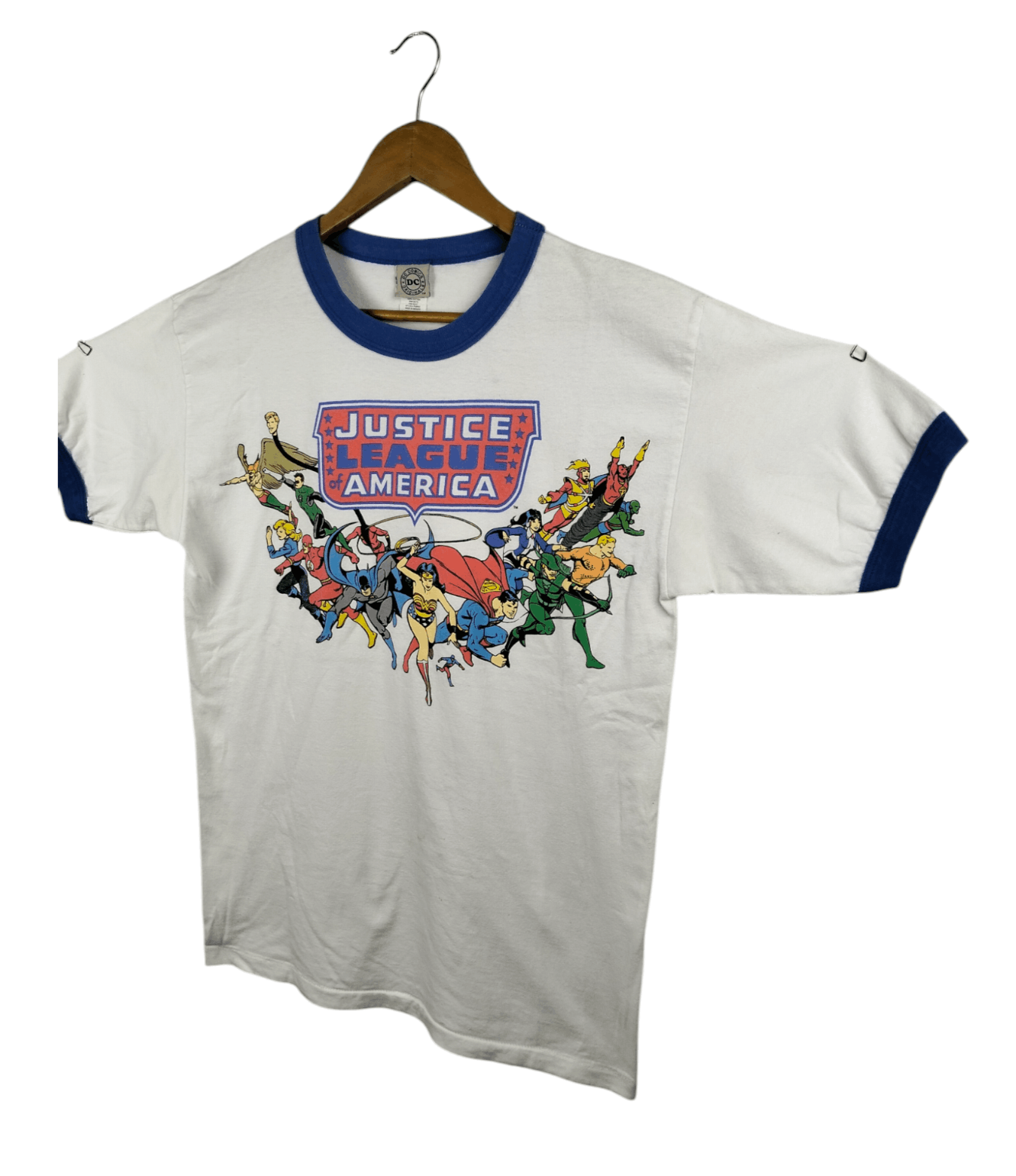 DC Comics × Marvel Comics × Vintage Vintage T shirt Justice League America Dc Marvel Cartoon Size US M / EU 48-50 / 2 - 2 Thumbnail