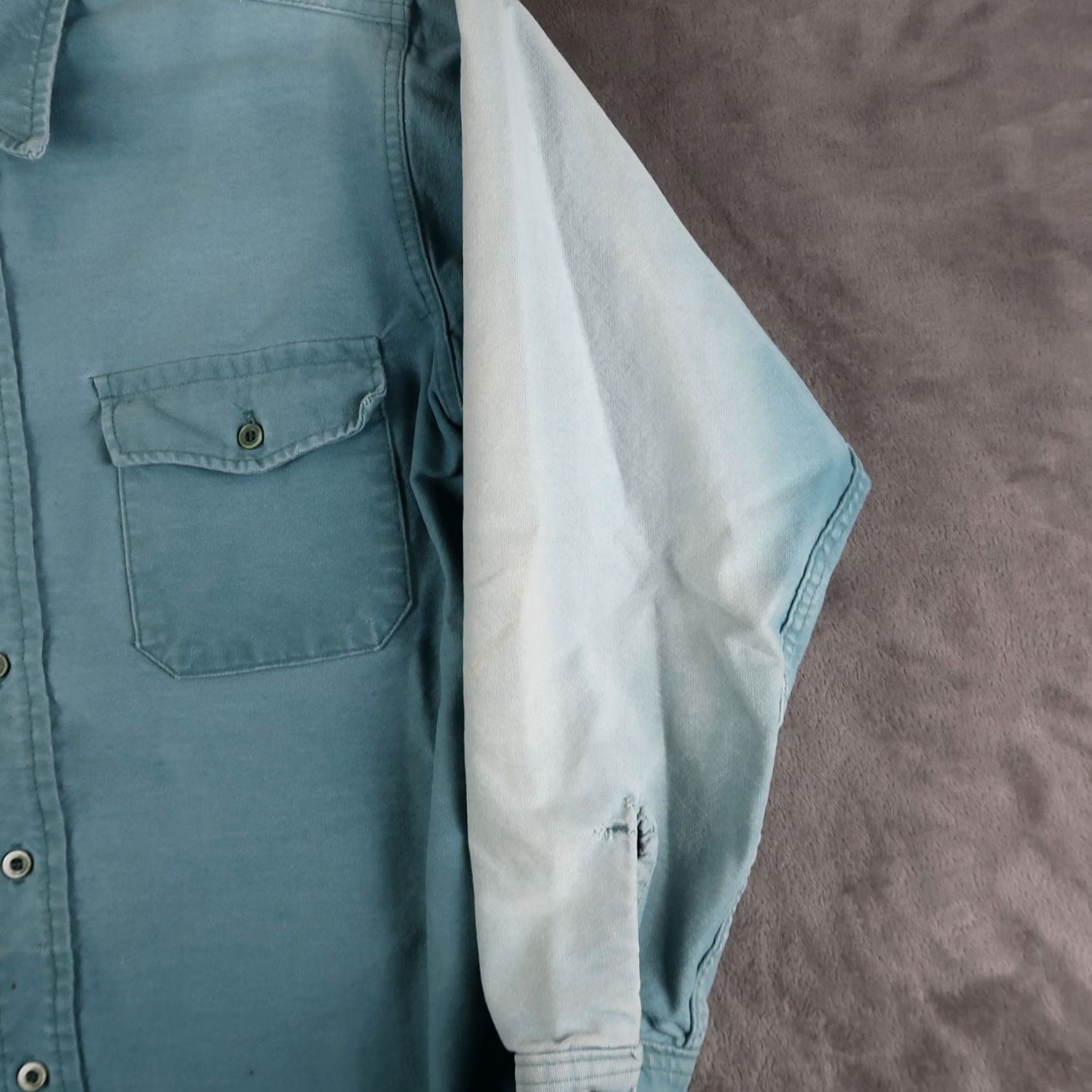 Vintage VINTAGE Gander Mountain Shirt Mens L Blue 90s Hunting Collared Button-Up Twill Cotton Long Sleeve Size US L / EU 52-54 / 3 - 6 Thumbnail