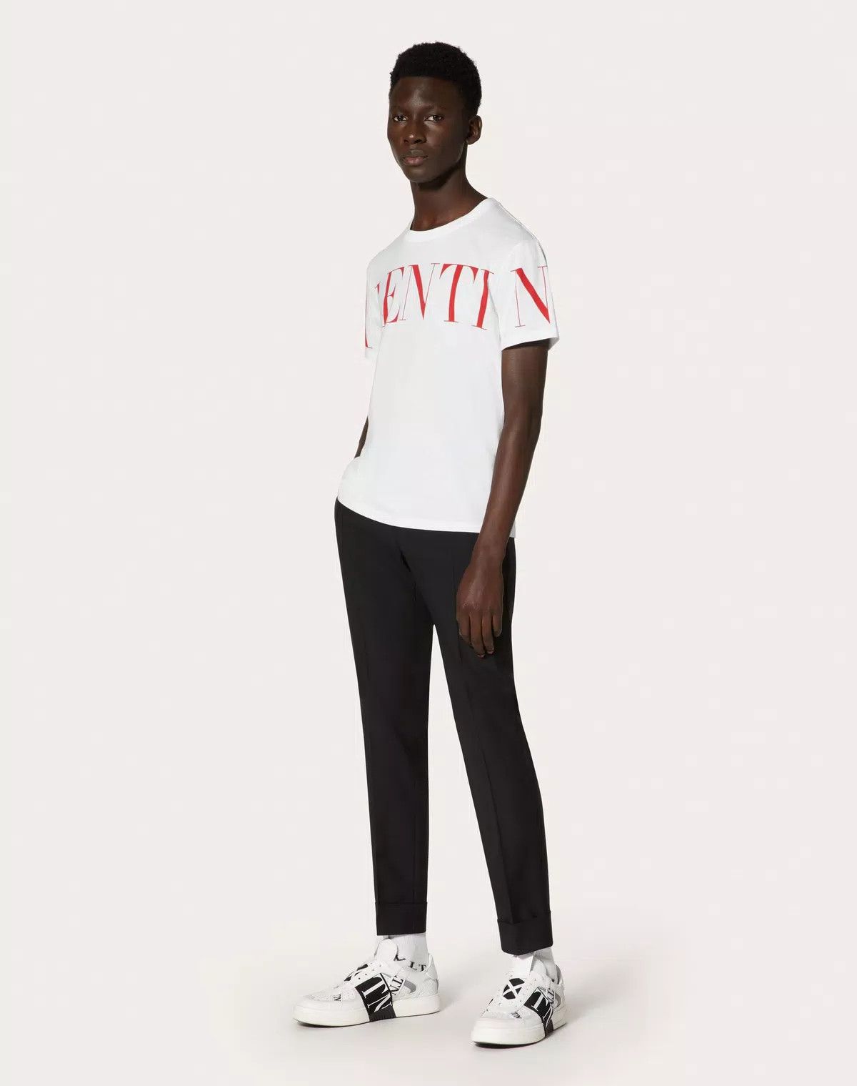 Valentino oc11z0725 Print T-Shirt in White Size US XS / EU 42 / 0 - 3 Thumbnail