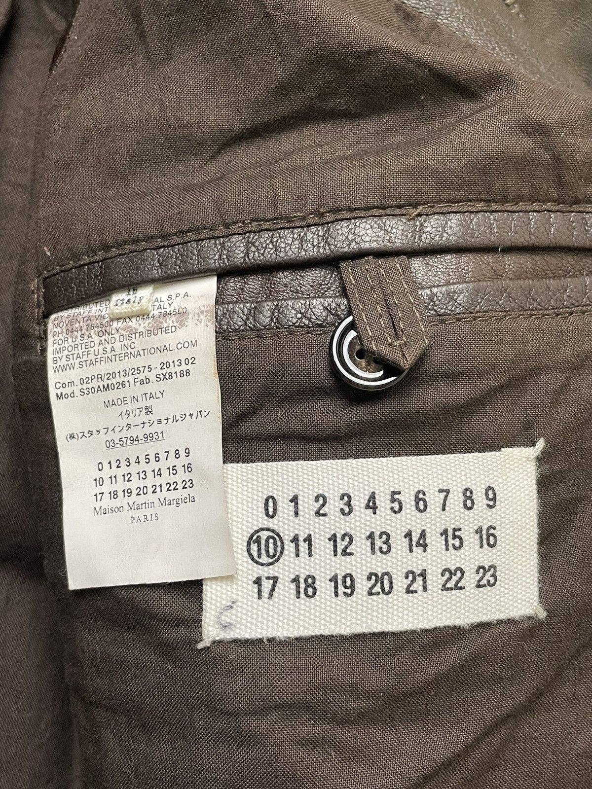 Maison Margiela Maison Margiela AW13 line 10 Patch Leather jacket Size US M / EU 48-50 / 2 - 10 Thumbnail
