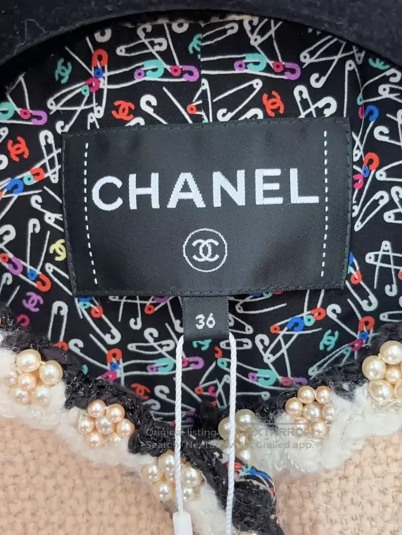 Chanel Chanel 24A pearl rolled coat Size XS / US 0-2 / IT 36-38 - 4 Thumbnail
