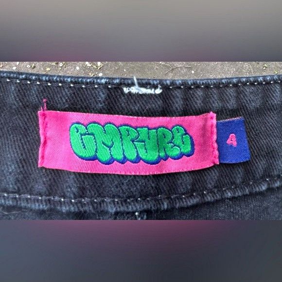 Empyre Vintage 90s Empyre Tori Black Loose Raver Carpenter Jeans Size 28" / US 6 / IT 42 - 6 Thumbnail