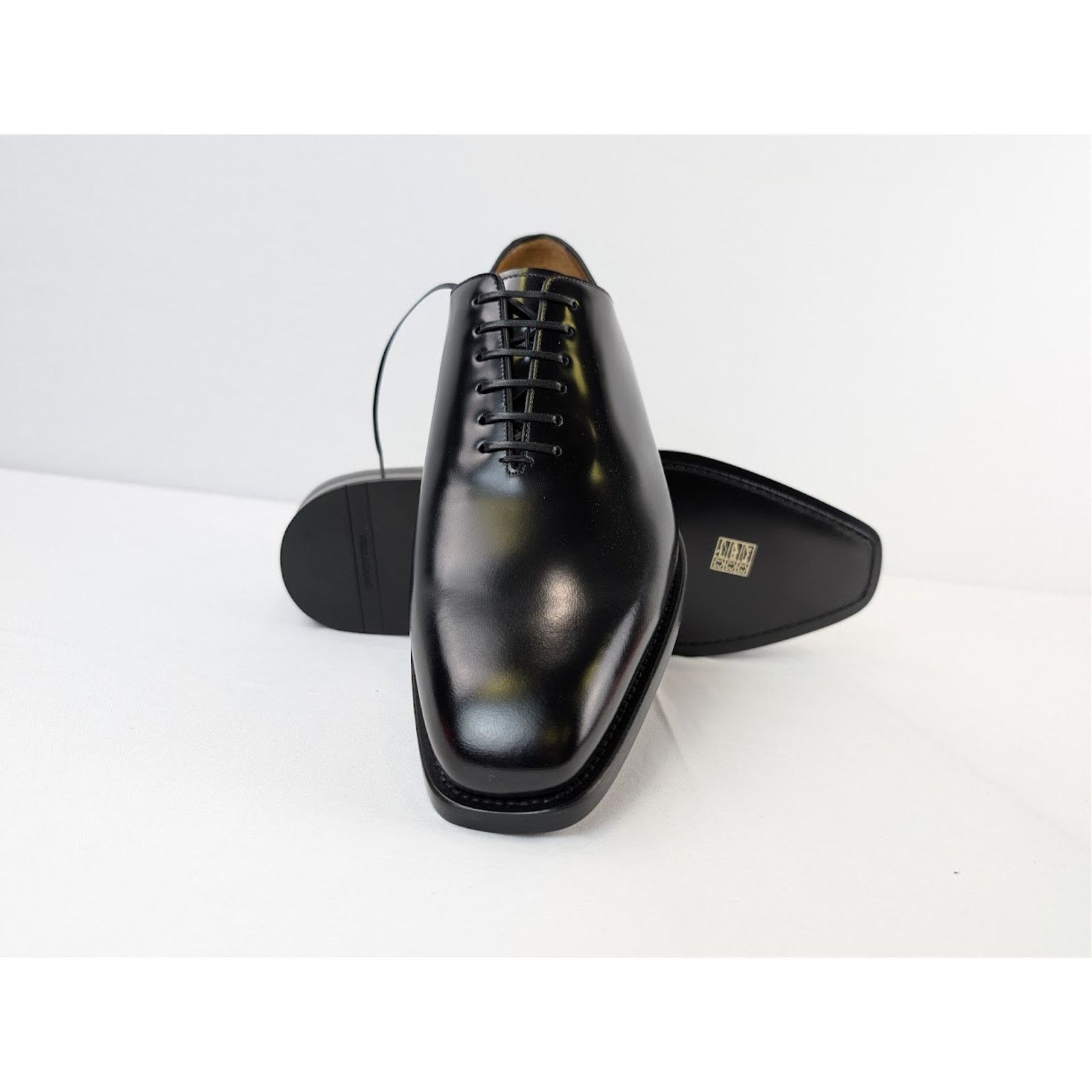Salvatore Ferragamo o1rshd1 Nero Calf Shoes in Nero Size US 12 / EU 45 - 14 Thumbnail