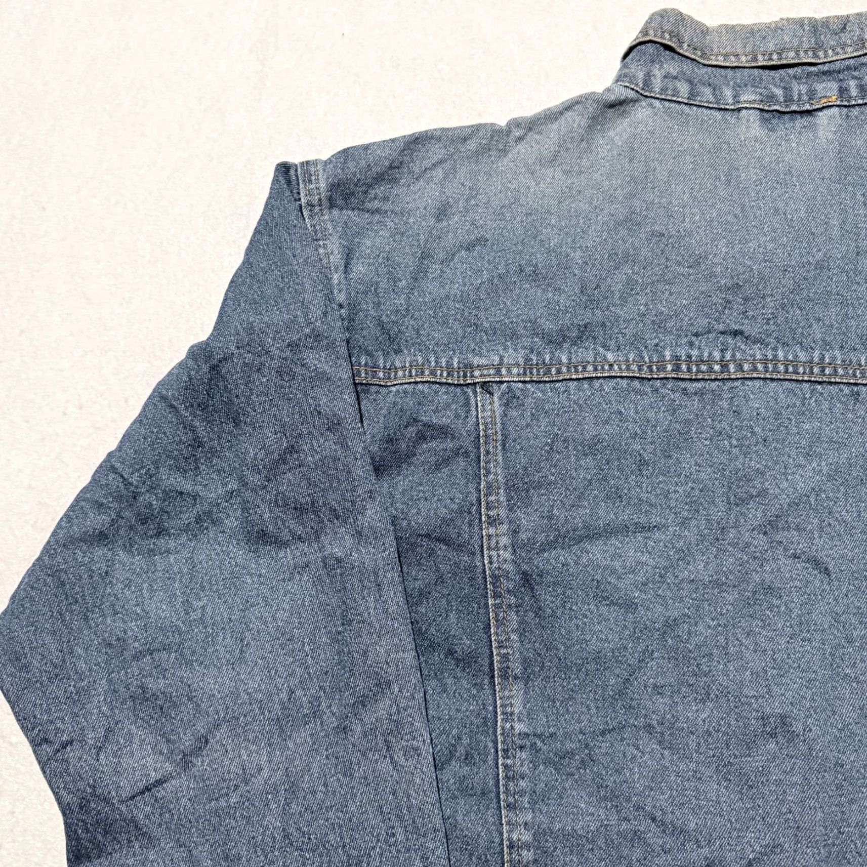 Vintage VINTAGE Trump Marina Hotel Casino Trucker Jacket Men Blue Denim Retro Y2K Large Size US L / EU 52-54 / 3 - 5 Thumbnail