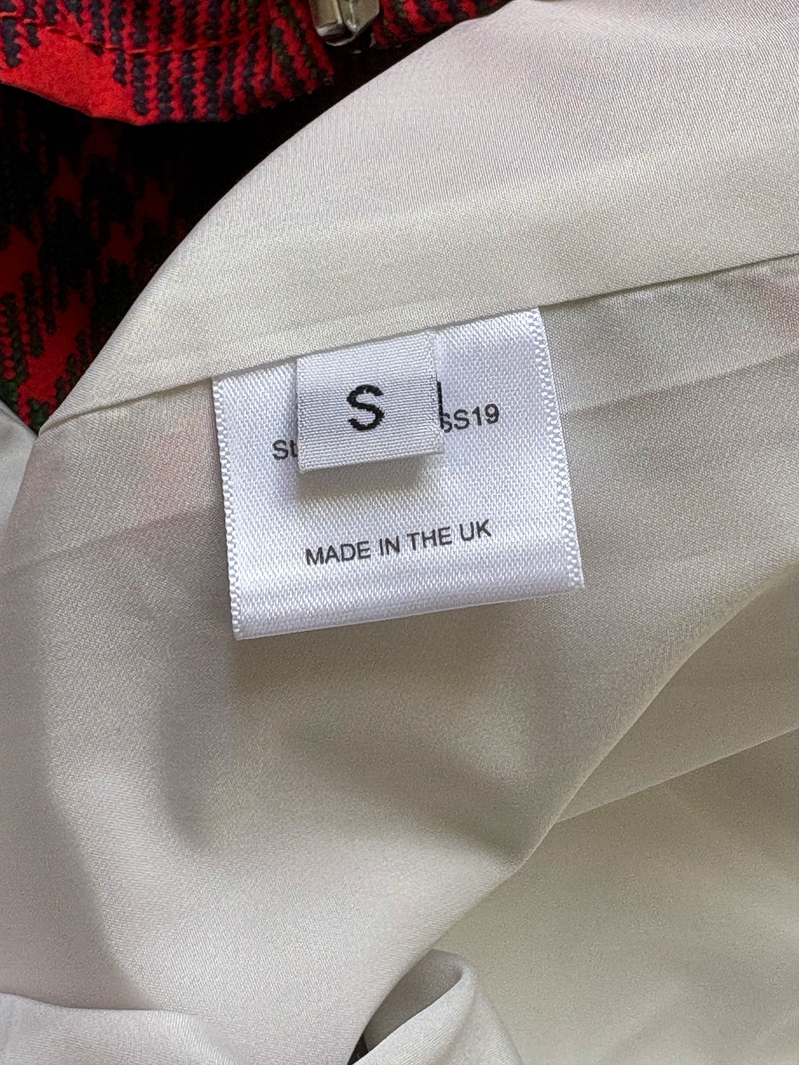 Stefan Cooke Stefan Cooke SS19 Red Tartan Print Nylon Coat Size US S / EU 44-46 / 1 - 5 Thumbnail