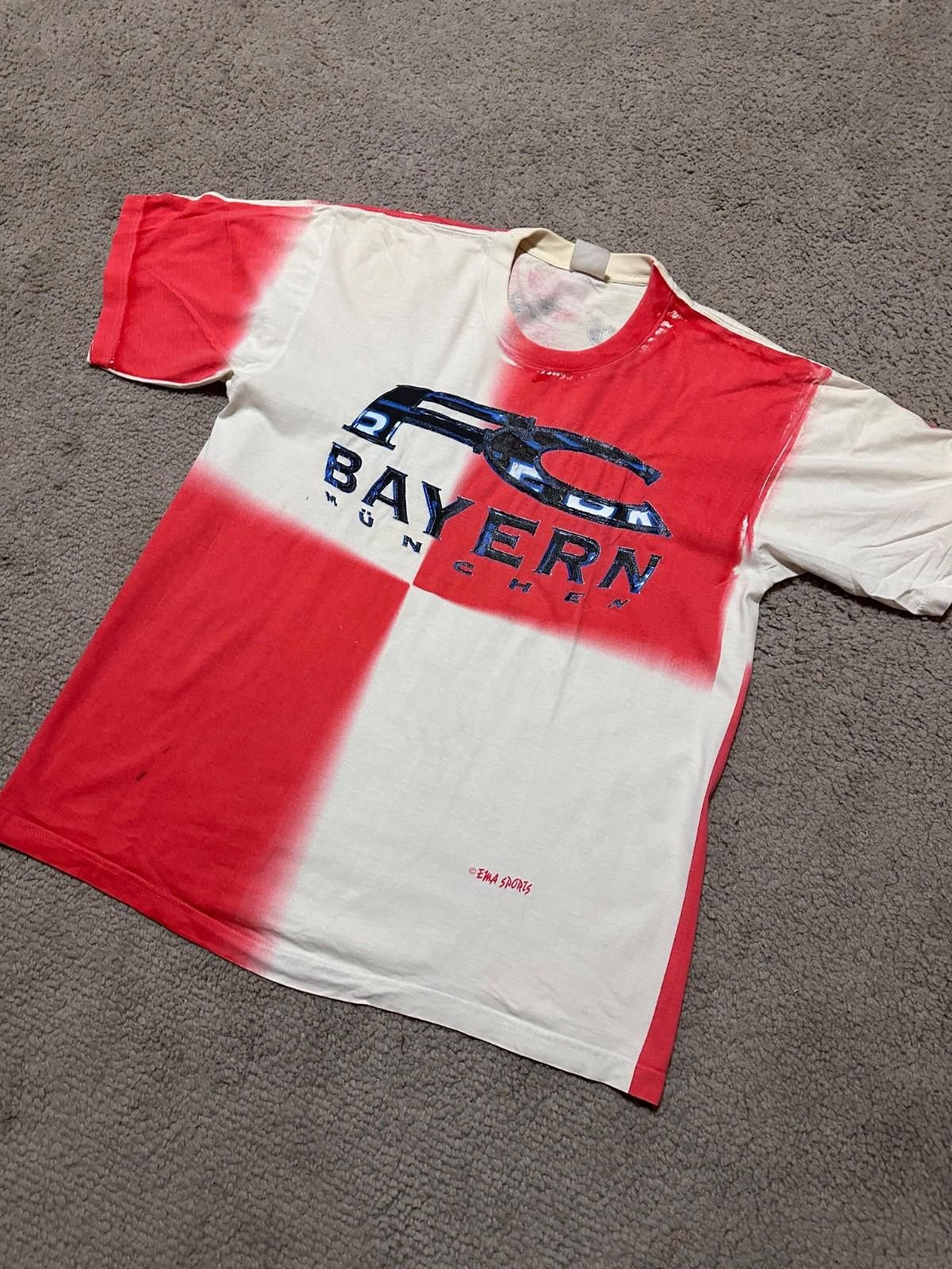Adidas Bayern Munchen Vintage Rare T Shirt Sz L Size US L / EU 52-54 / 3 - 2 Thumbnail