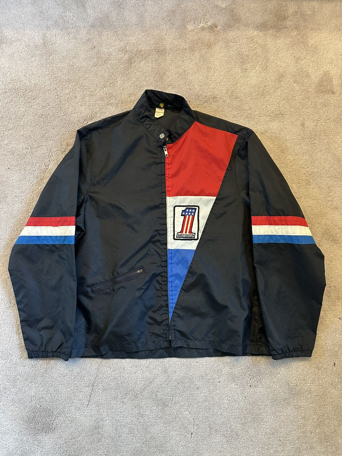 Harley Davidson Vintage Harley Davidson Racing Jacket Champion Running Talon Size US L / EU 52-54 / 3 - 1 Thumbnail