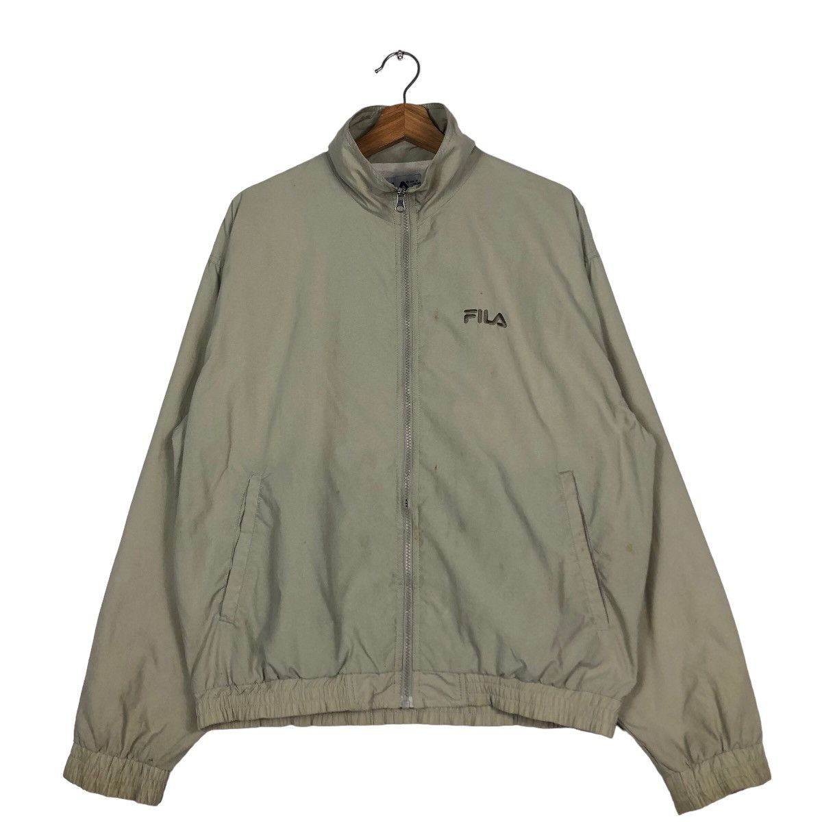 Japanese Brand 🔥Vintage Bomber Jacket Fila Big Logo Streetwear Size US S / EU 44-46 / 1 - 1 Thumbnail