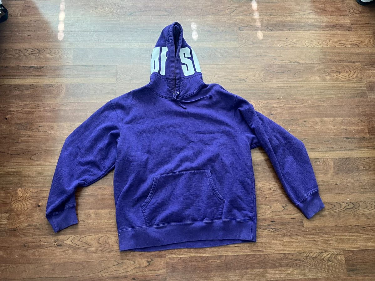 image of Purple Supreme Rib Hooded Sweatshirt, Men's (Size XL)