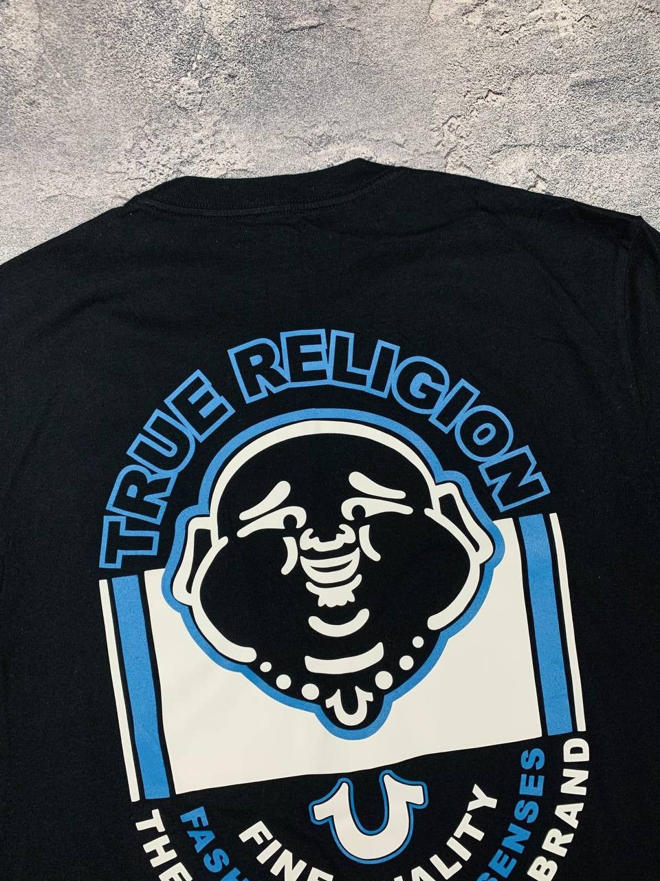 True Religion True Religion Black Tee XL Buddha Logo Large Back Graphic Size US XL / EU 56 / 4 - 11 Thumbnail