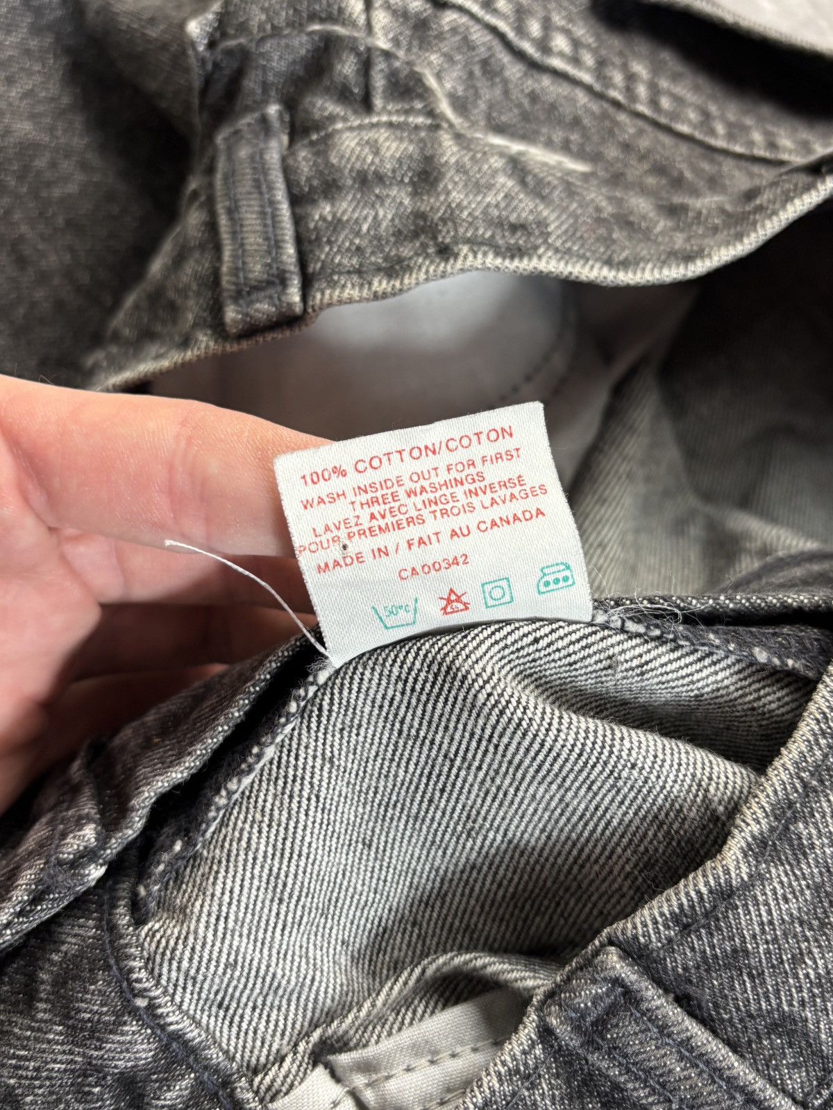Levi's × Vintage 1980s Levi’s Jeans 80s Vintage Acid Wash Stone Black Tab Size US 31 - 6 Thumbnail