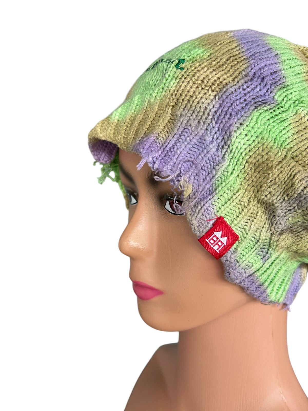 INHABIT × Japanese Brand Inhabitat Made in Japan Knitt Distressed Beanie Hats Size ONE SIZE - 4 Thumbnail
