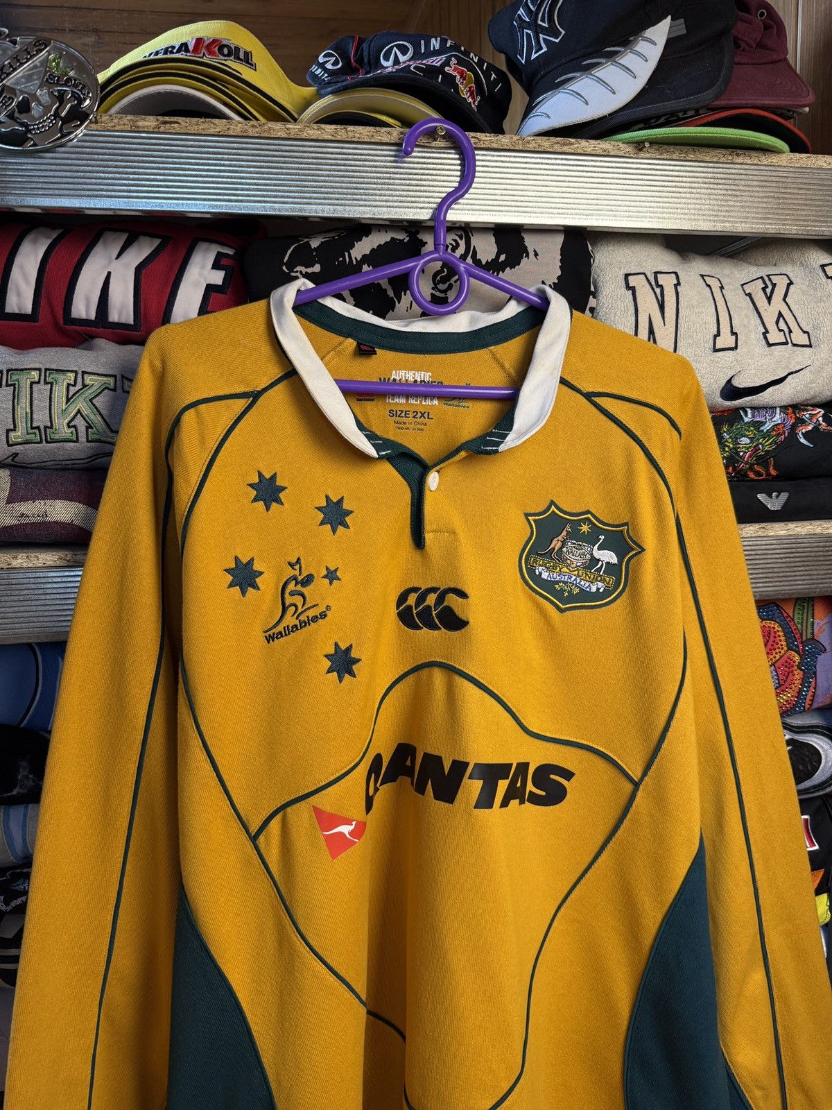 Canterbury of New Zealand Canterbury Of New Zealand : Rugby Union Australia Qantas Size US XXL / EU 58 / 5 - 3 Thumbnail