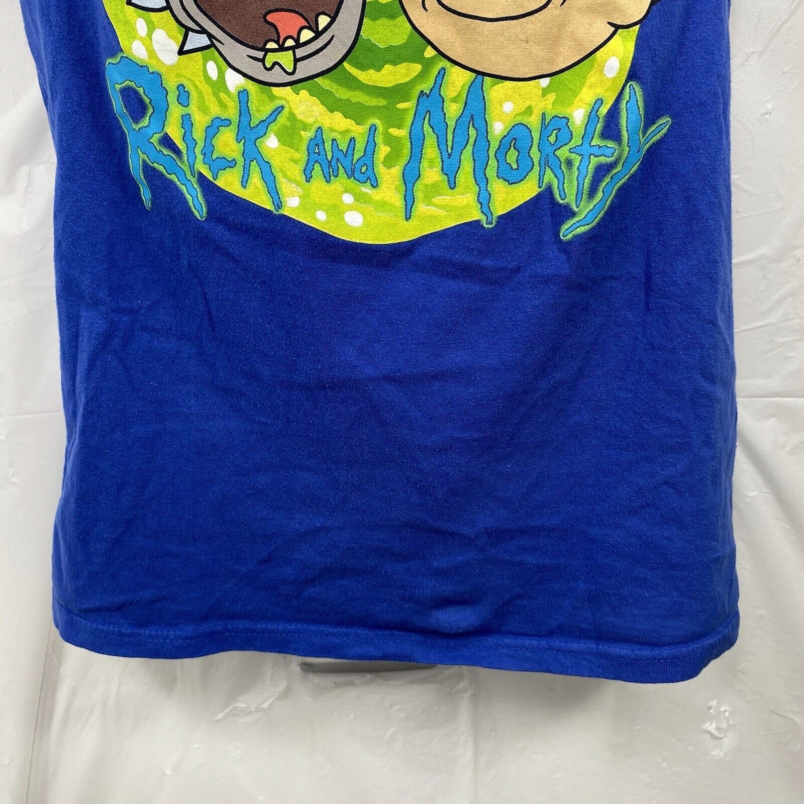 Other Rick & Morty Small Blue Adult Swim Cartoon Graphic T Shirt Size US S / EU 44-46 / 1 - 4 Thumbnail