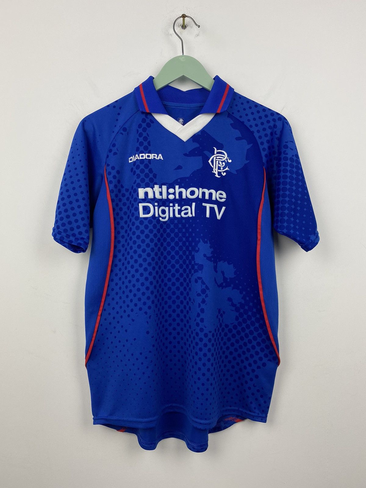 Diadora Glasgow Rangers 2002 2002 Football Jersey PSG Chelsea Milan Size US S / EU 44-46 / 1 - 1 Thumbnail