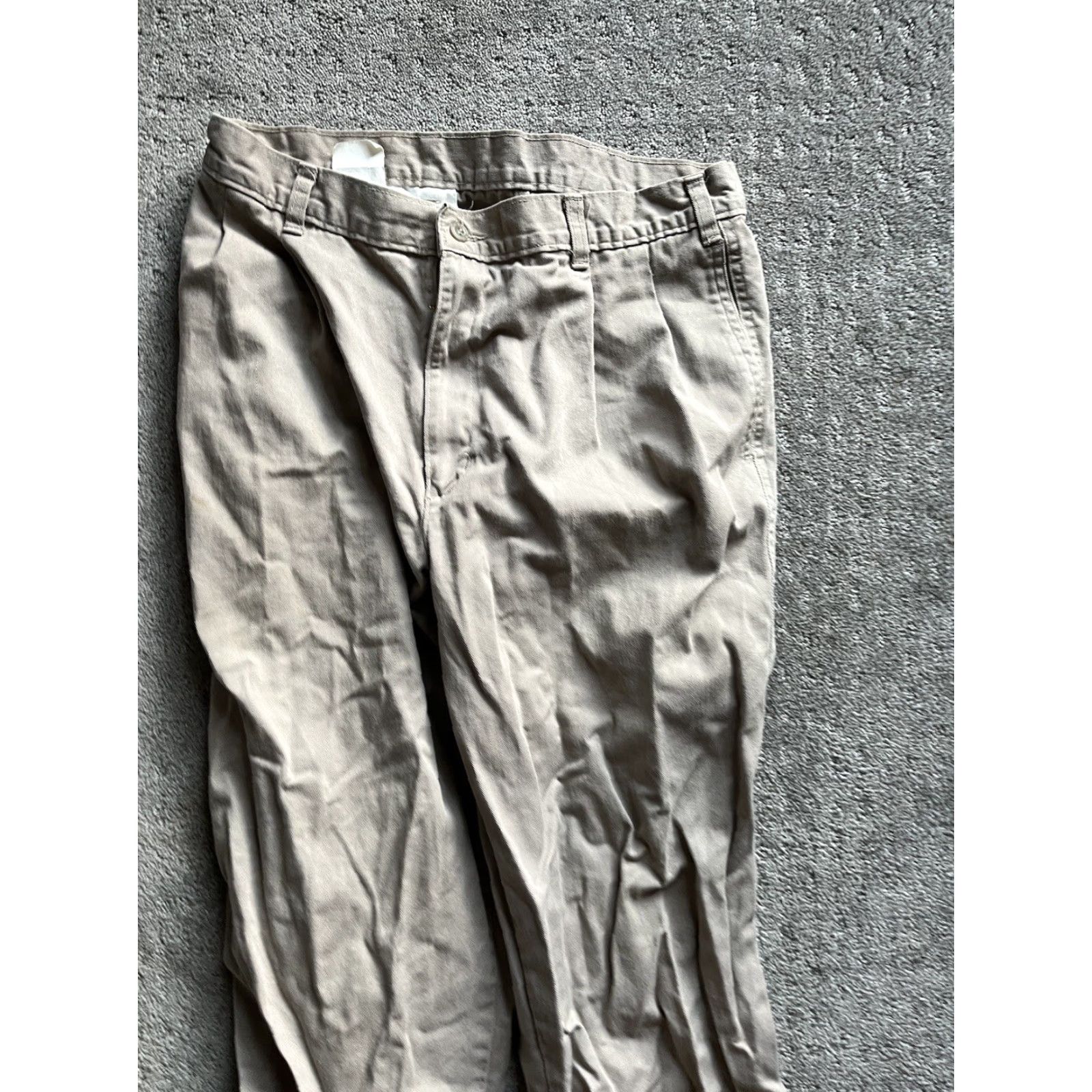 Dockers DOCKERS Classic Fit Chinos Pants 32x32 Beige Khaki Solid Mens Size US 32 / EU 48 - 5 Thumbnail