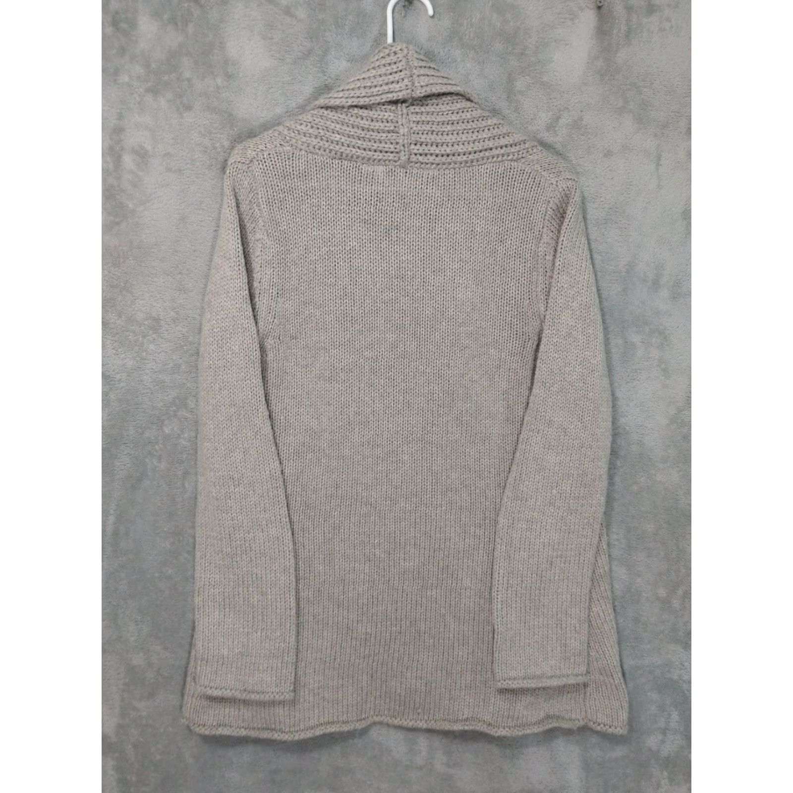 Soft Surroundings Soft Surroundings Sweater Womens Medium Gray Cardigan Wool Cashmere Blend Size M / US 6-8 / IT 42-44 - 2 Thumbnail