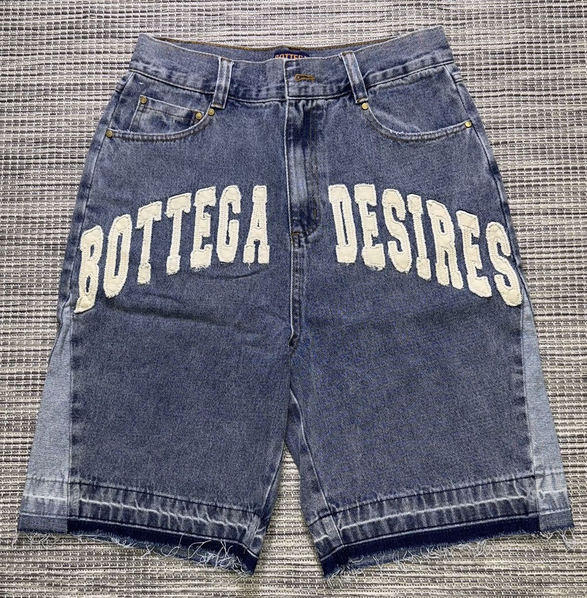 BOTTEGA DESIRES BLUE DENIM SHORTS