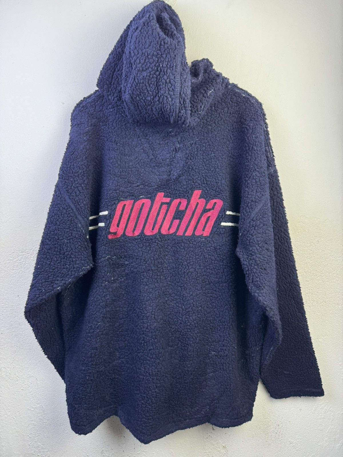 Gotcha Vintage Gotcha Fleece Hoodie Jacket Size US XL / EU 56 / 4 - 1 Thumbnail