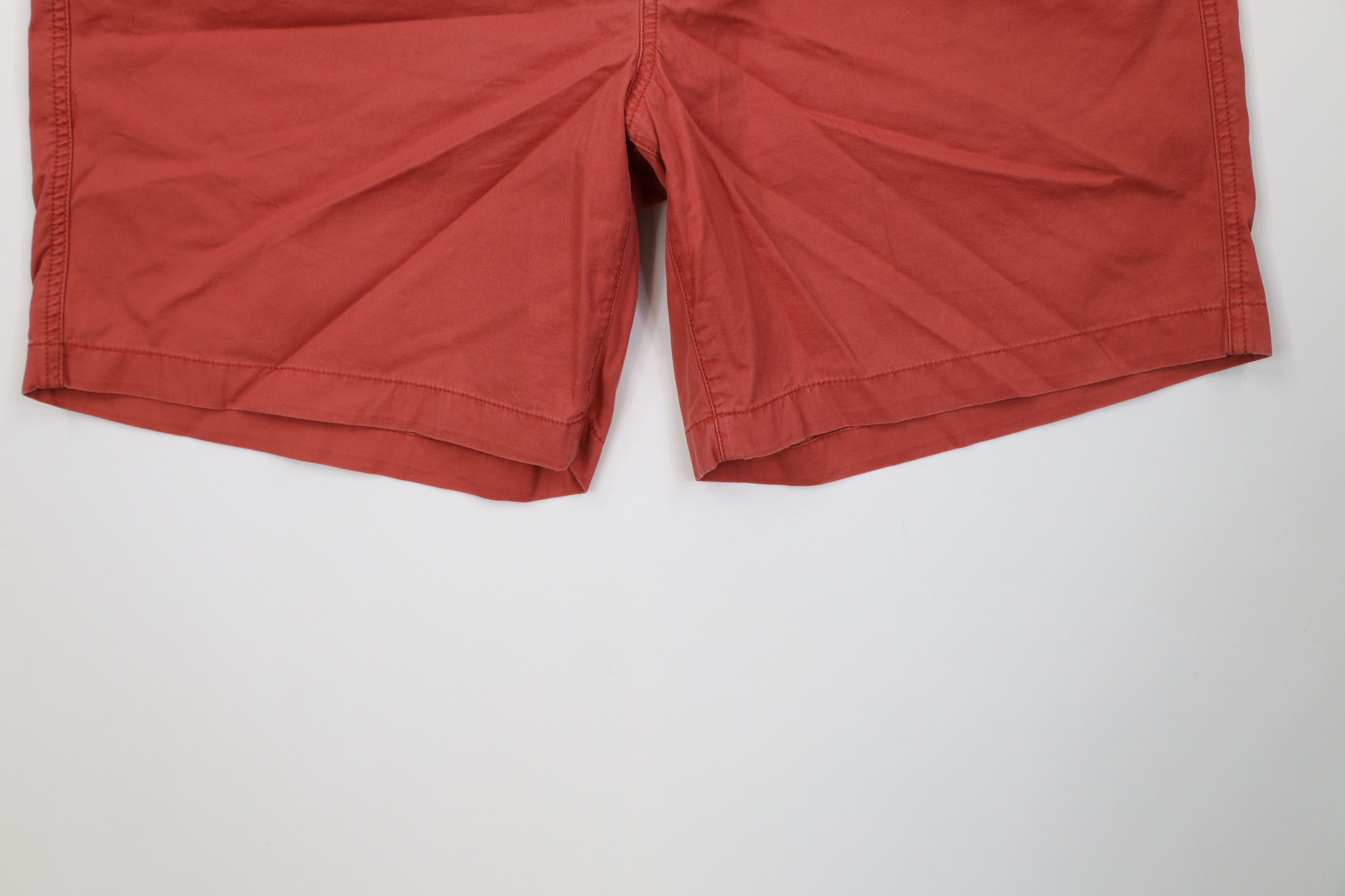 L.L. Bean Vintage LL Bean Blank Organic Cotton Above Knee Shorts Red Size US 36 / EU 52 - 4 Thumbnail
