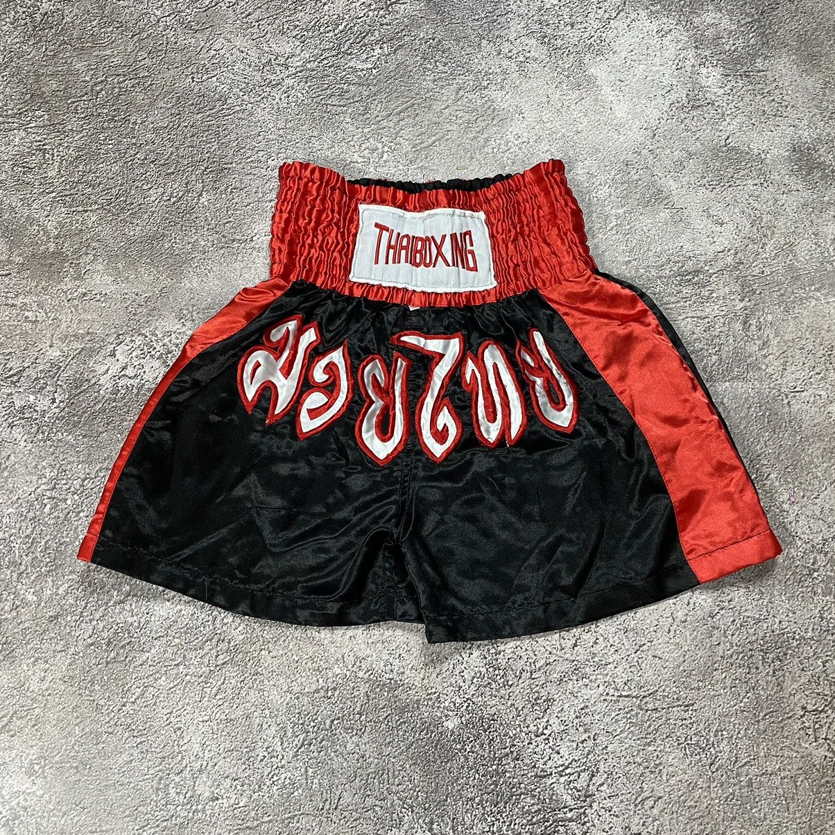 Vintage Vintage 90s Thai Boxing Shorts Baggy Y2K Streetwear Logo 30 Size US 30 / EU 46 - 2 Thumbnail