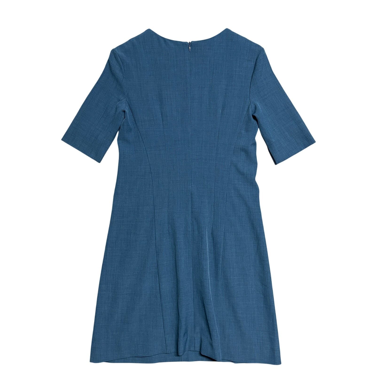 Other M.M. Lafleur Wondertex Emily Dress Size 4 Square Neck Blue Size S / US 4 / IT 40 - 2 Thumbnail