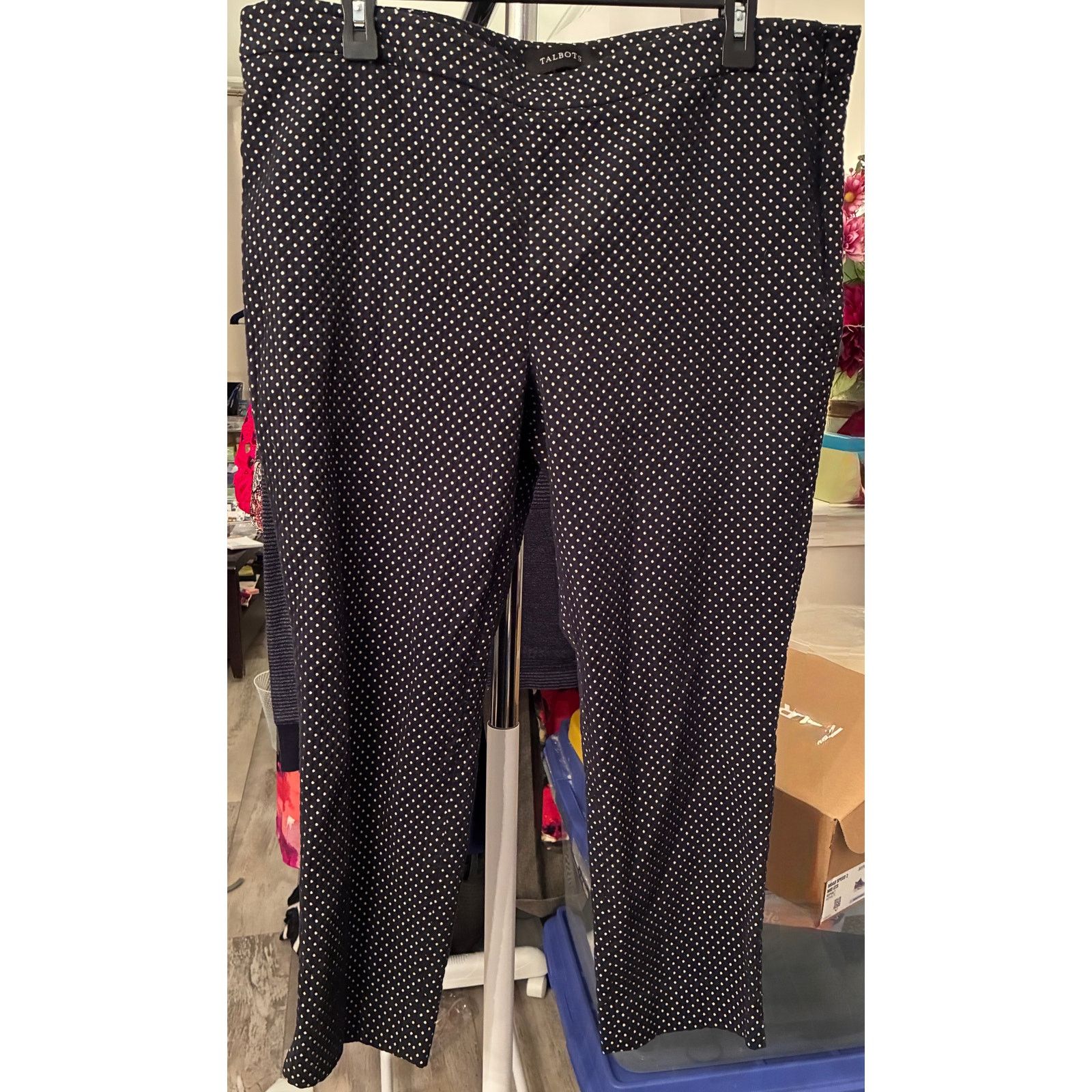 Robert Talbott Talbots Chatham Ankle black and white polka dots size 16P Size 38" / US 16 / IT 52 - 6 Thumbnail