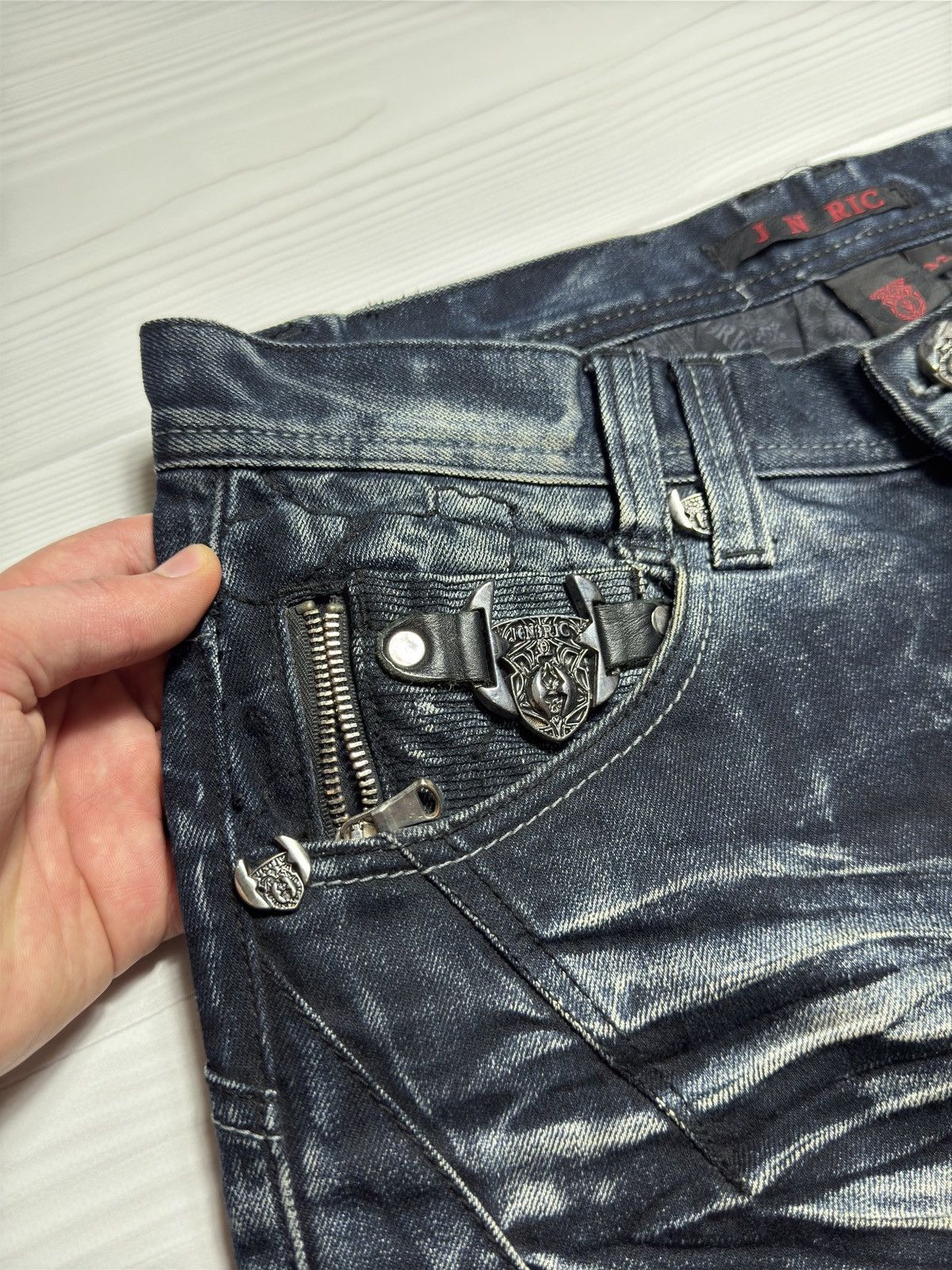 Fabric Brand & Co. × Simon Miller Jeneric indigo jeans Size US 32 / EU 48 - 7 Thumbnail