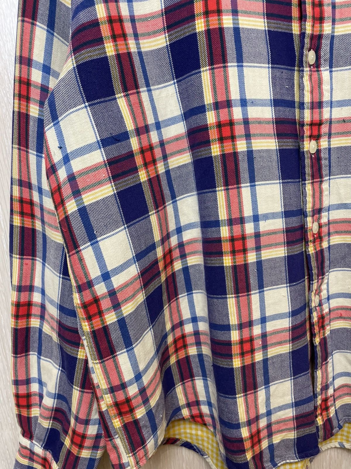 Yves Saint Laurent Vintage Ysl Yves Saint Laurent Flannel Shirt Size US L / EU 52-54 / 3 - 7 Thumbnail
