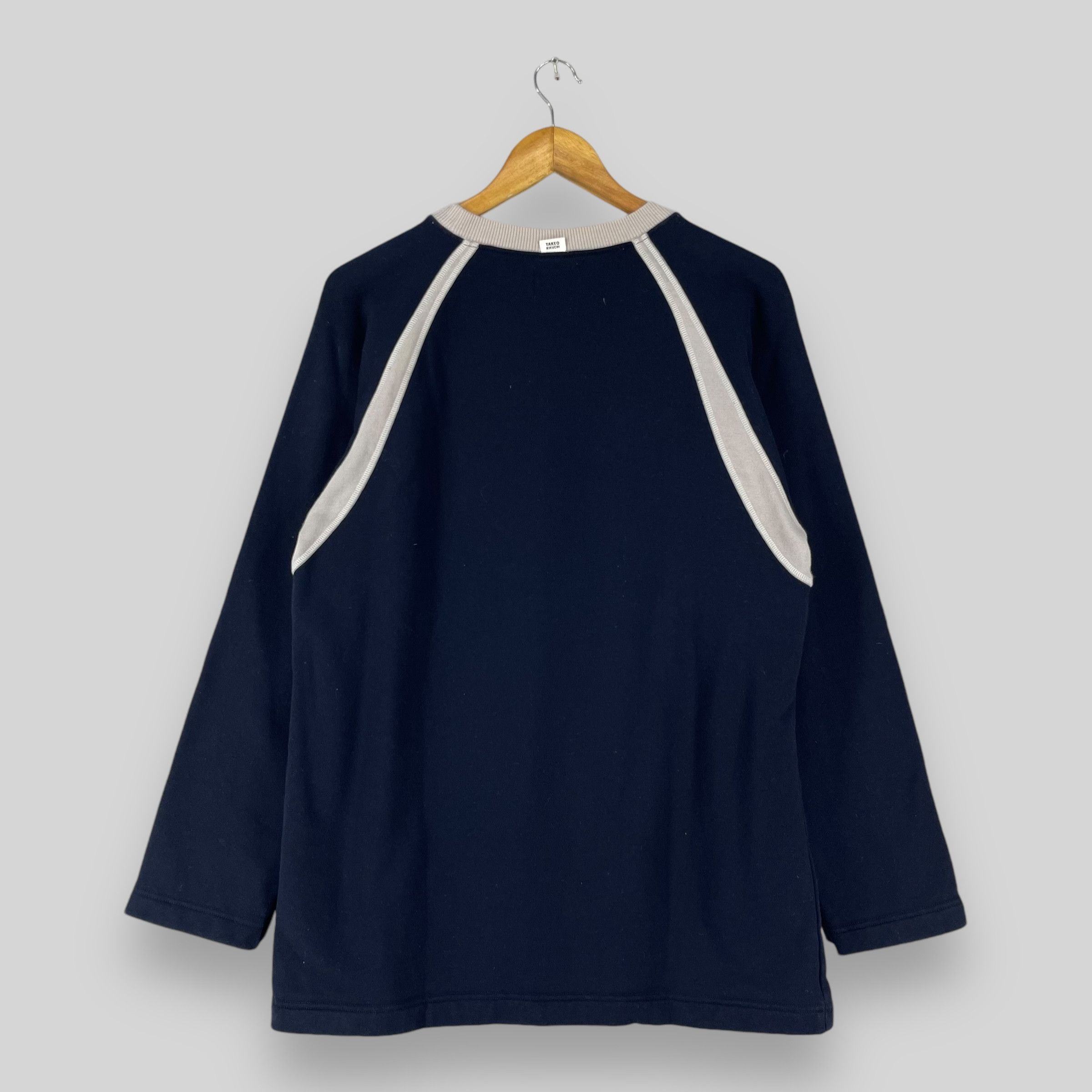 Japanese Brand Vintage TAKEO KIKUCHI Japan Crewneck Sweater Size US M / EU 48-50 / 2 - 6 Thumbnail