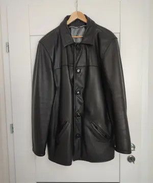 Vintage Leather jacket vintage, mens, XL Size US XL / EU 56 / 4 - 2 Thumbnail