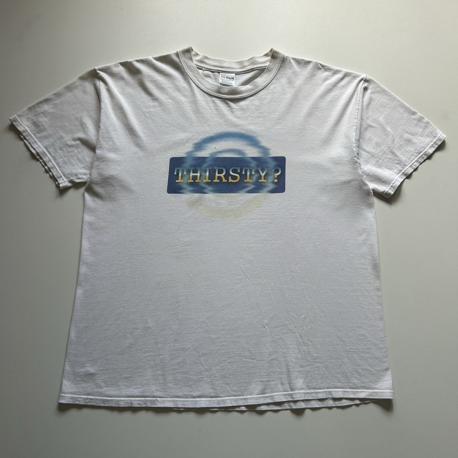 Gildan Vintage 90s Jesus Religion Shirt XL 90s Thirsty? Bible Verse Size US XL / EU 56 / 4 - 1 Thumbnail
