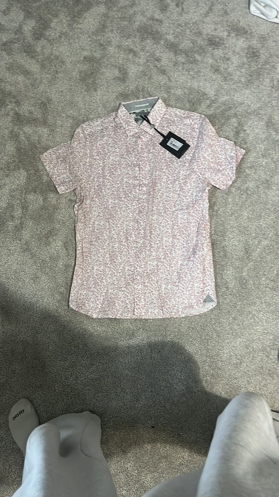 Ted Baker Ted Baker Short Sleeve Button Up Shirt Size US M / EU 48-50 / 2 - 1 Thumbnail