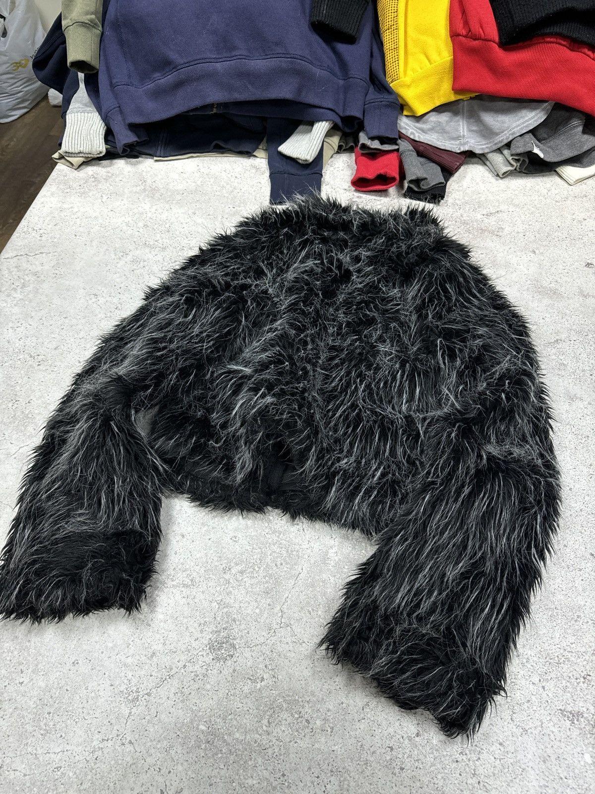 Hysteric Glamour × Japanese Brand Junya Watanabe Balenciaga Playboi Carti Style Mohair Jacket Size US M / EU 48-50 / 2 - 2 Thumbnail