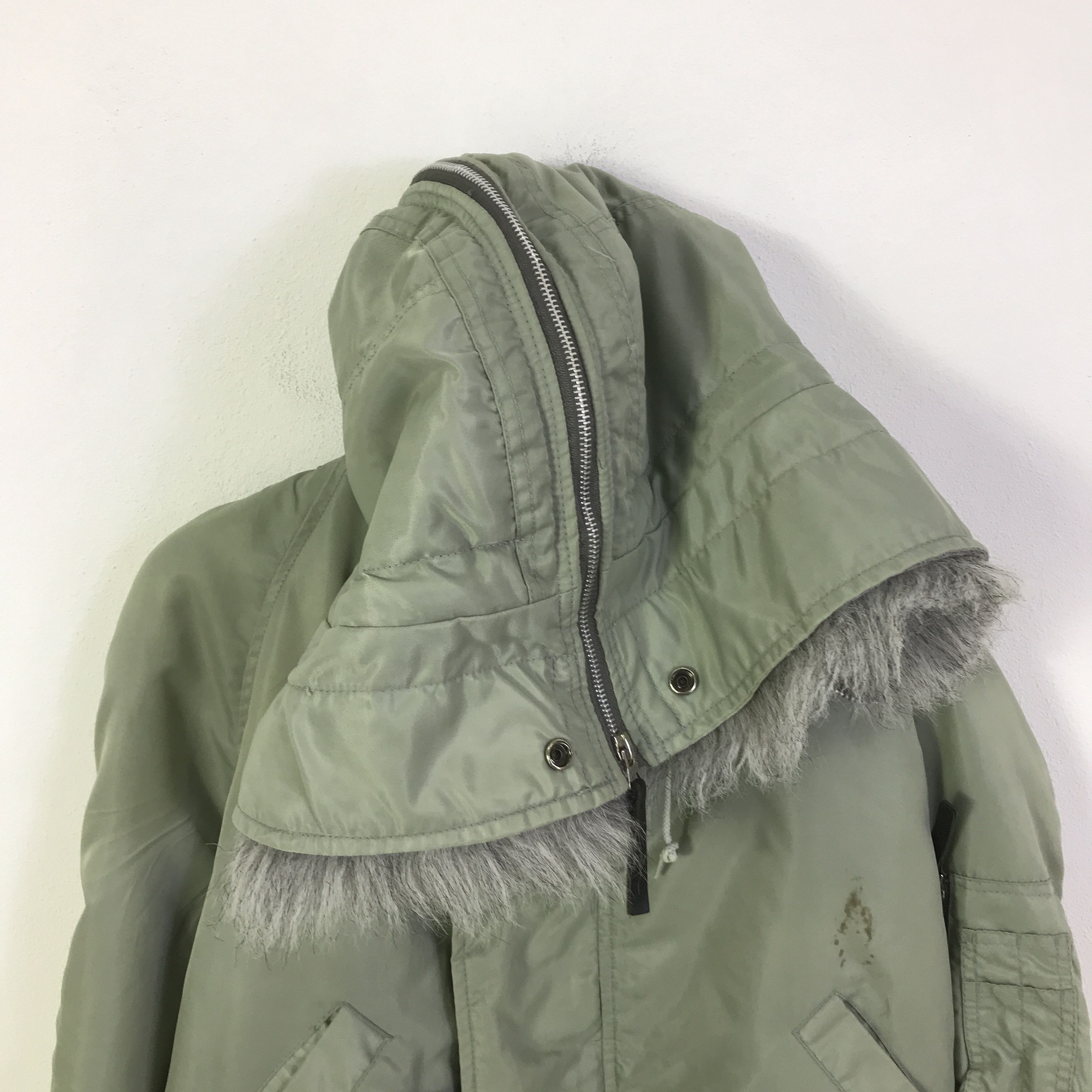Japanese Brand Vtg Japan kenny club bombers Jacket fur hoodie K100B2 Size US L / EU 52-54 / 3 - 2 Thumbnail