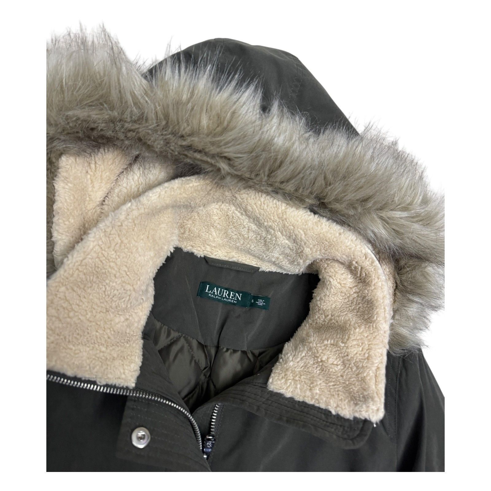 Lauren Ralph Lauren LAUREN RALPH LAUREN Faux Fur Winter Parka Jacket Coat Small Size S / US 4 / IT 40 - 4 Thumbnail