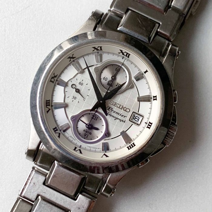 Seiko premier best sale chronograph alarm