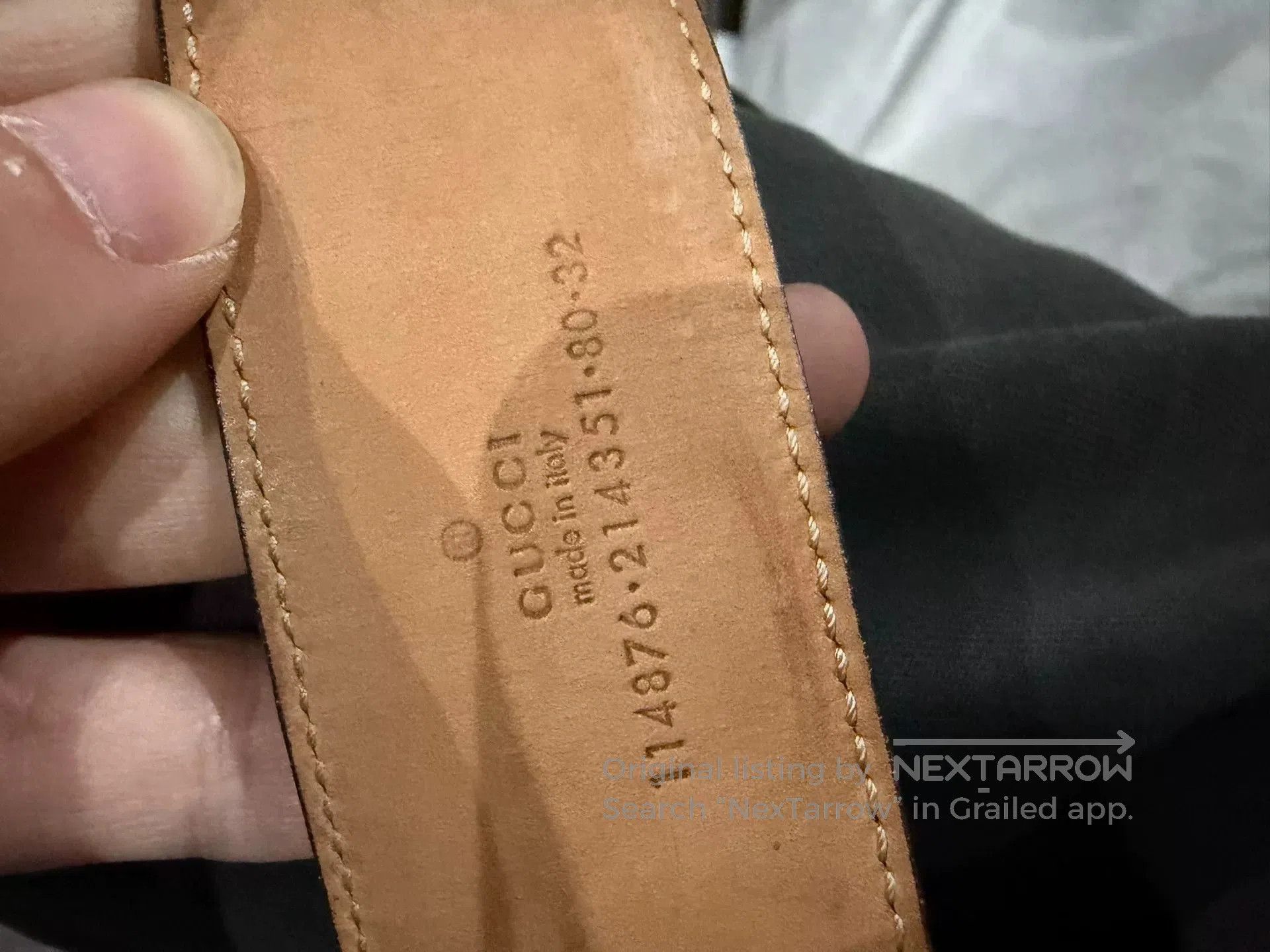 Gucci Gucci GG Classic Monogram Belt. Size ONE SIZE - 7 Thumbnail