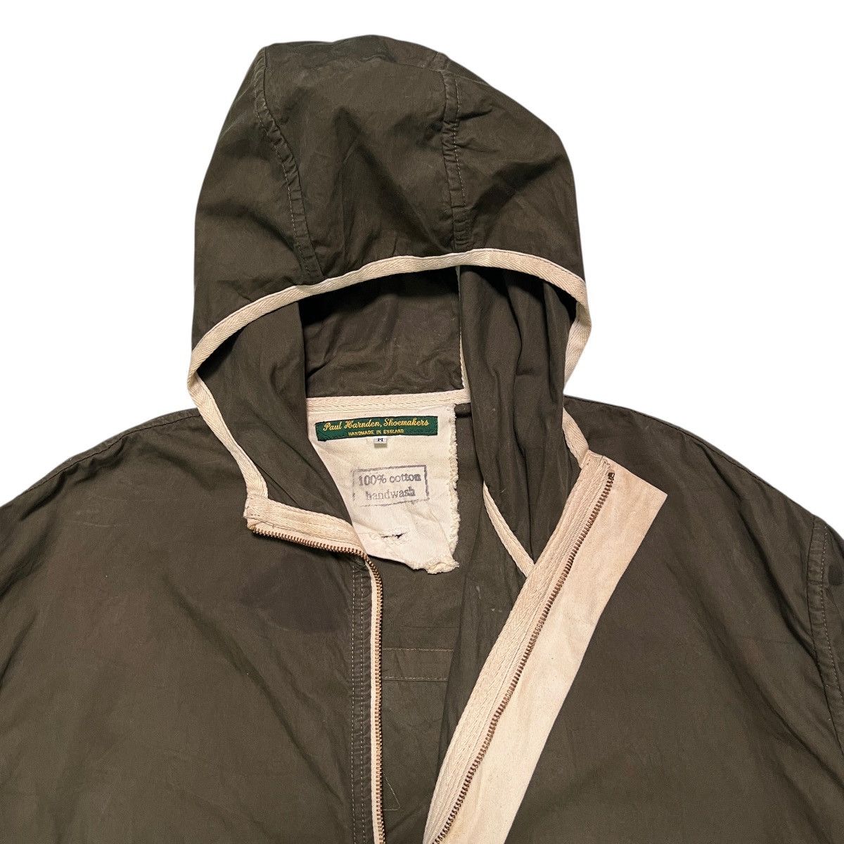 Paul Harnden Shoemakers 🔥 Paul Harnden Shoemakers Green Military Ventile Cagoule Size US M / EU 48-50 / 2 - 14 Thumbnail
