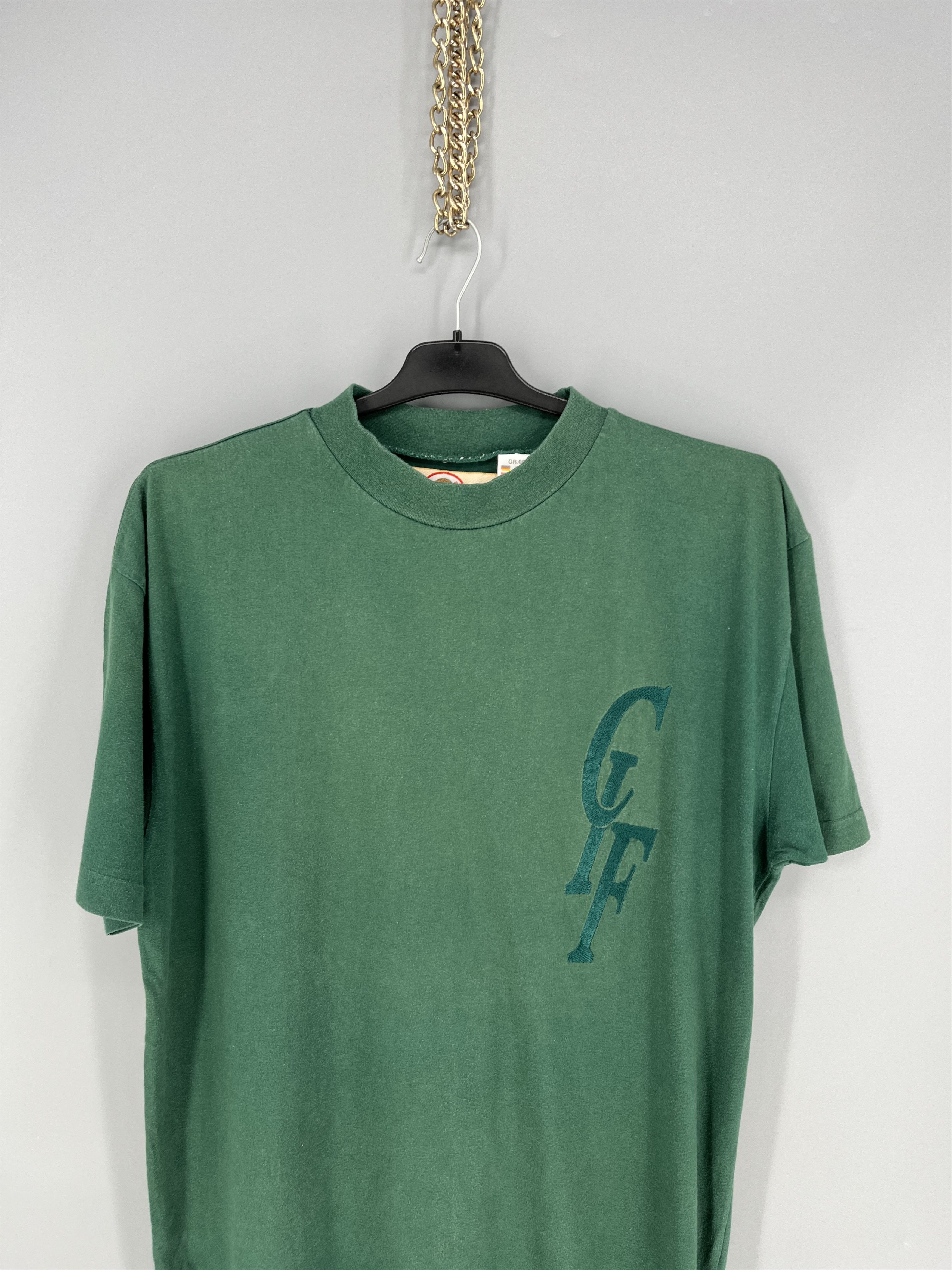 Vintage Vintage RARE 90S Dolly Wood Green Logo Tee Size US L / EU 52-54 / 3 - 6 Thumbnail