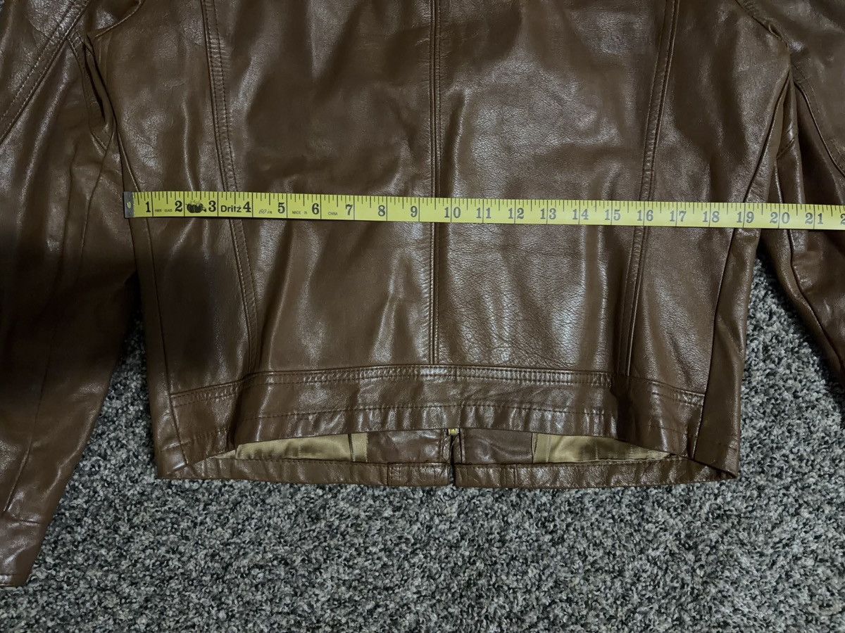 Vintage Vintage Silton California Genuine Brown Leather Jacket Size US S / EU 44-46 / 1 - 10 Thumbnail