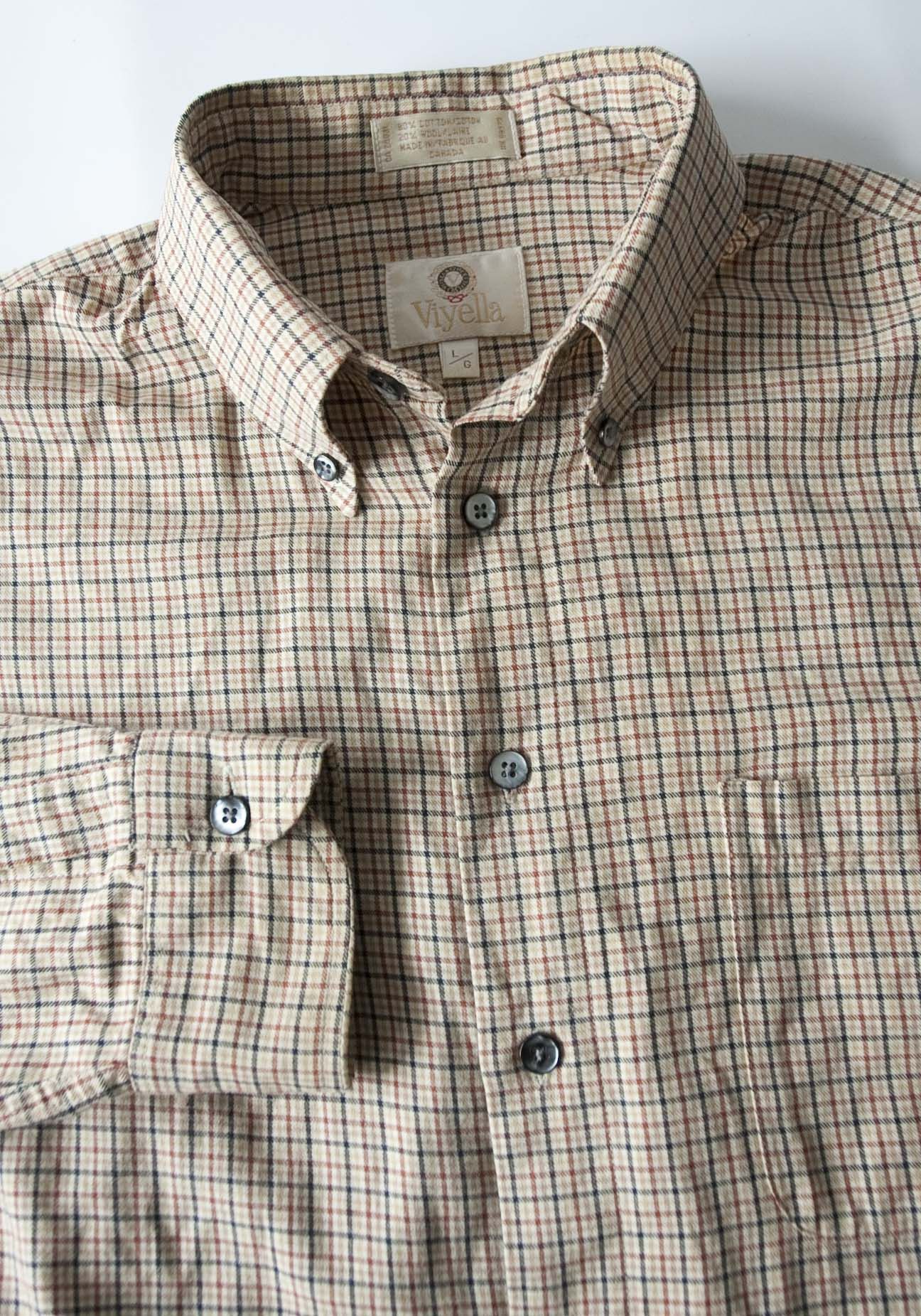 Viyella Viyella Shirt Flannel Size L Plaid Size US L / EU 52-54 / 3 - 3 Thumbnail