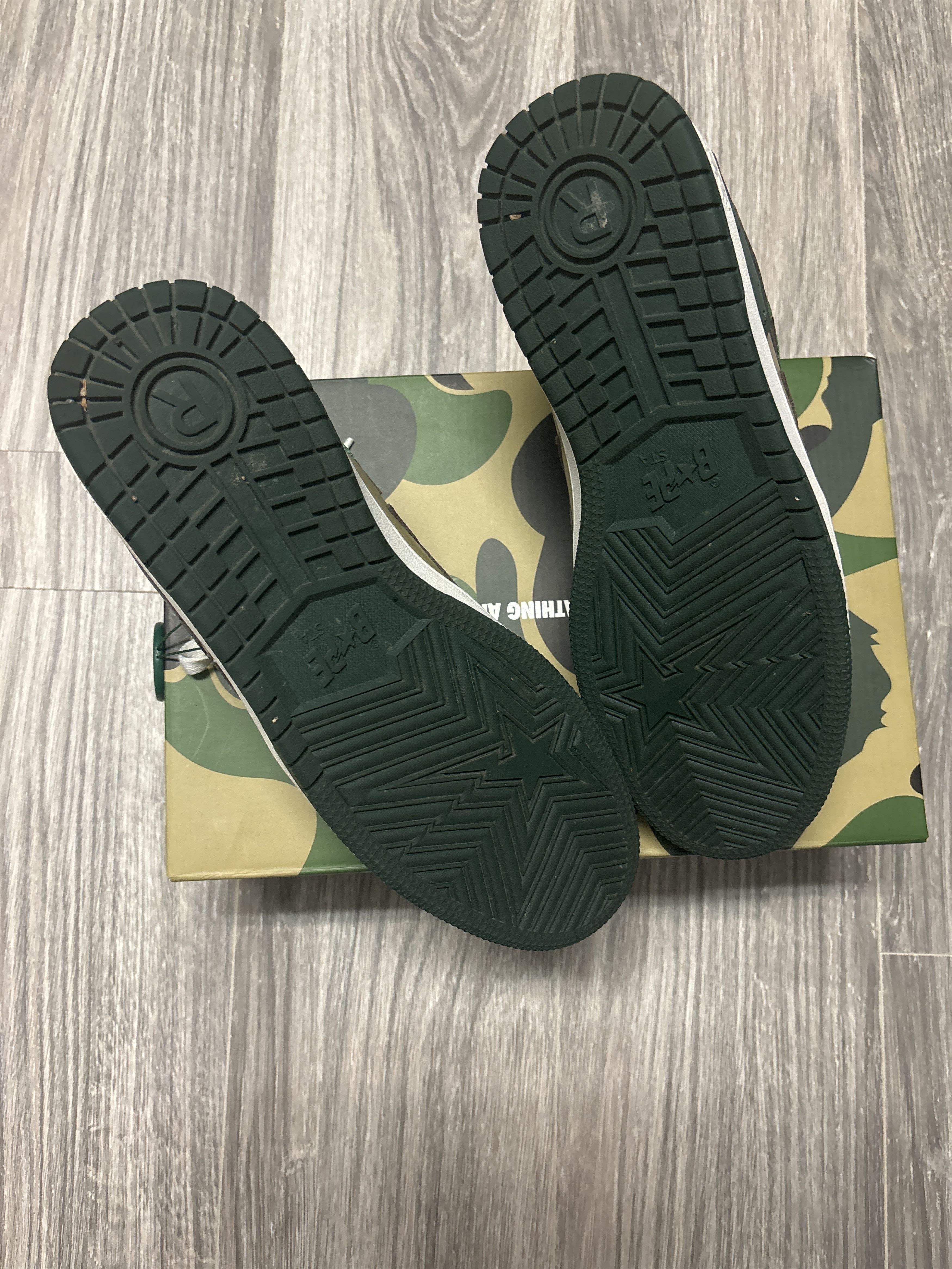 Bape Bape Sk8 Sta #2 ABC Camo - Green Size US 12 / EU 45 - 7 Thumbnail